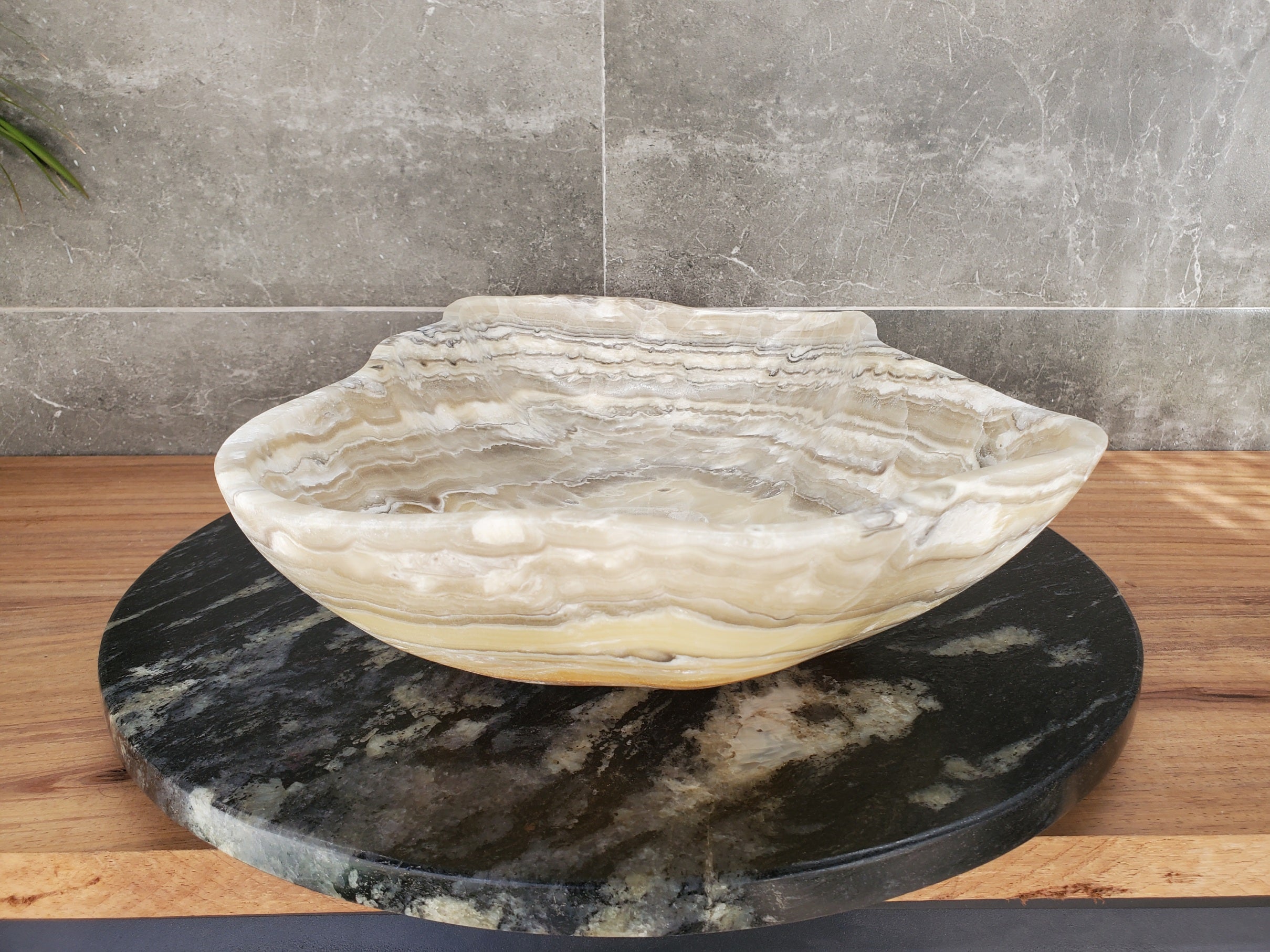 S33_52 Onyx Bathroom Vessel Sink - 19 x 13 inch