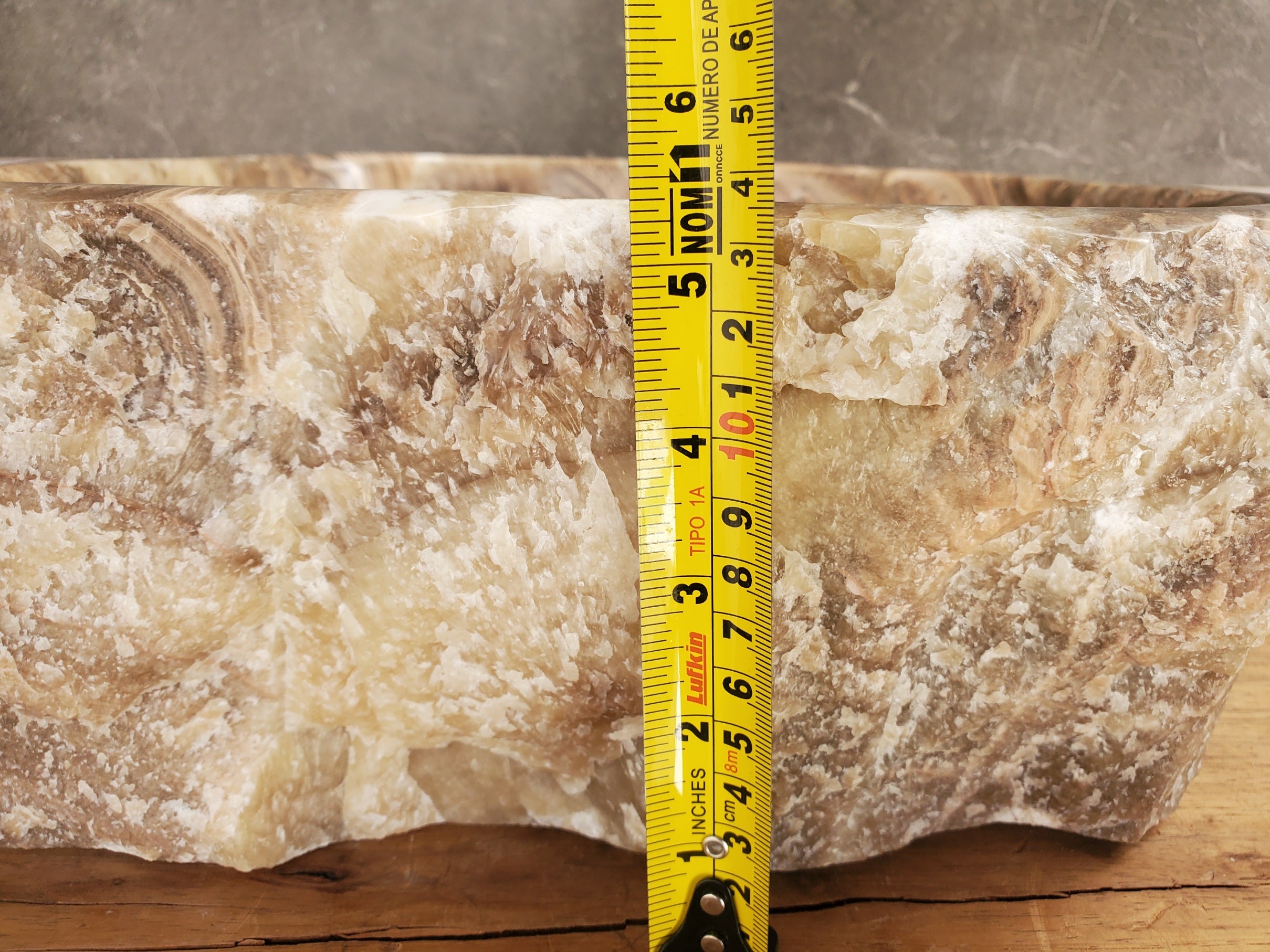 S34_07 Onyx Stone Vessel Sink