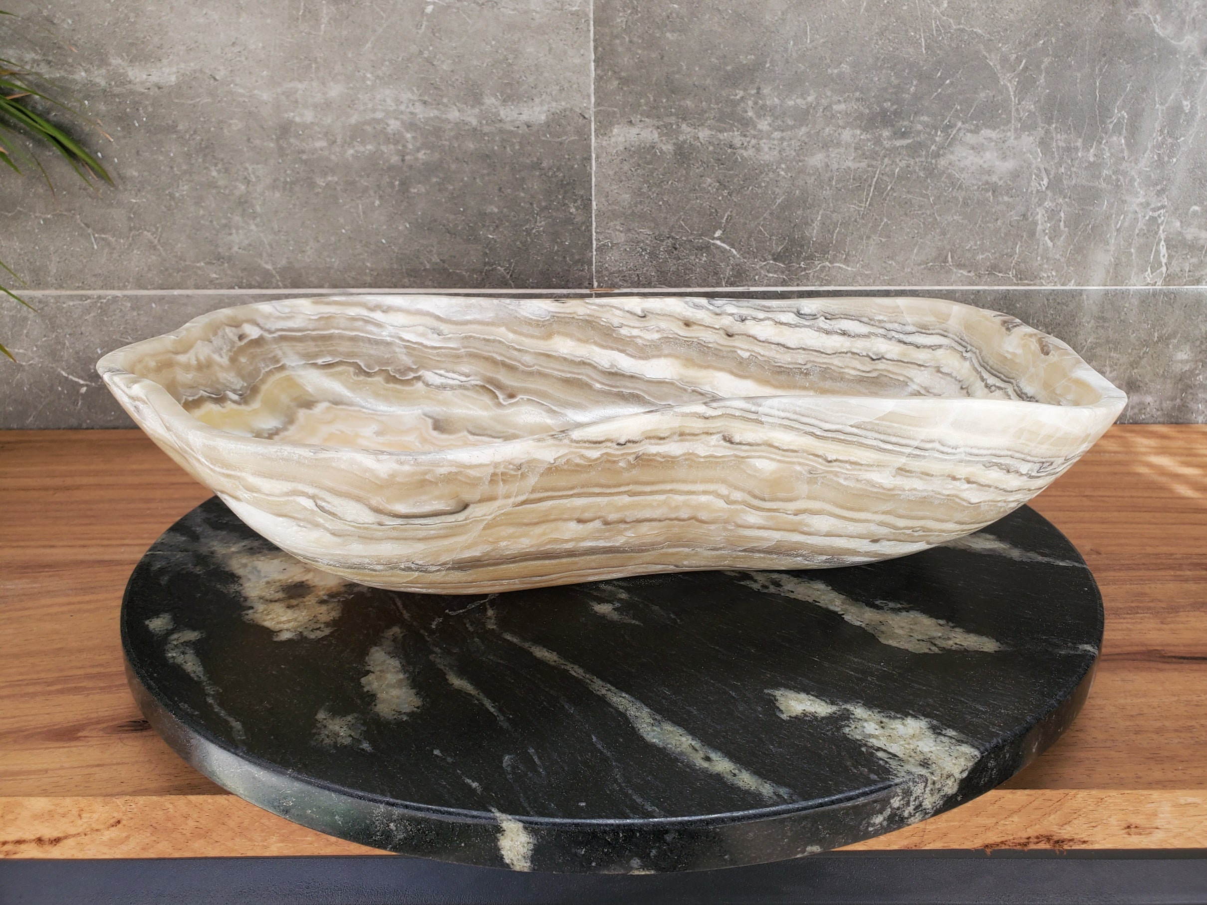 S33_52 Onyx Bathroom Vessel Sink - 19 x 13 inch