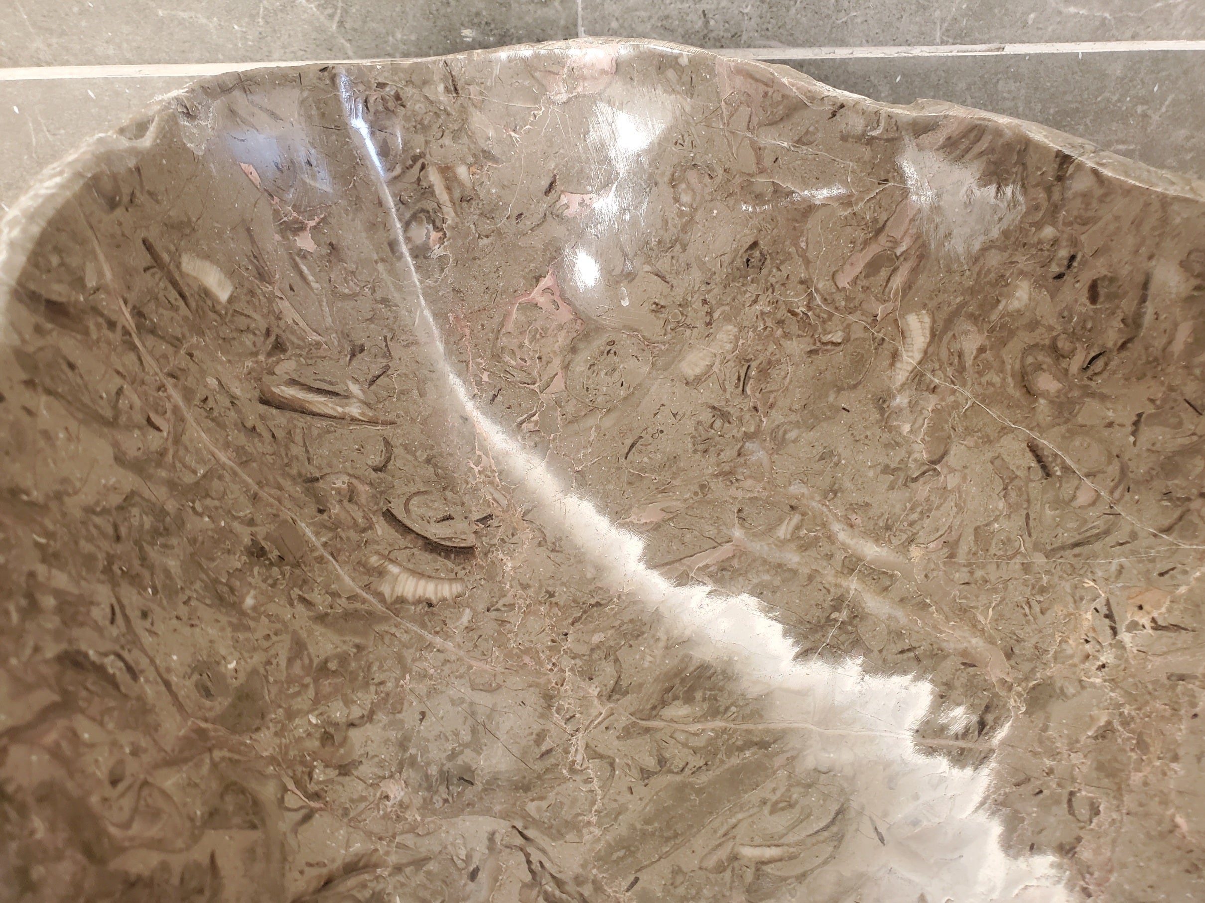 S33_13 River Stone Stone Vessel Sink