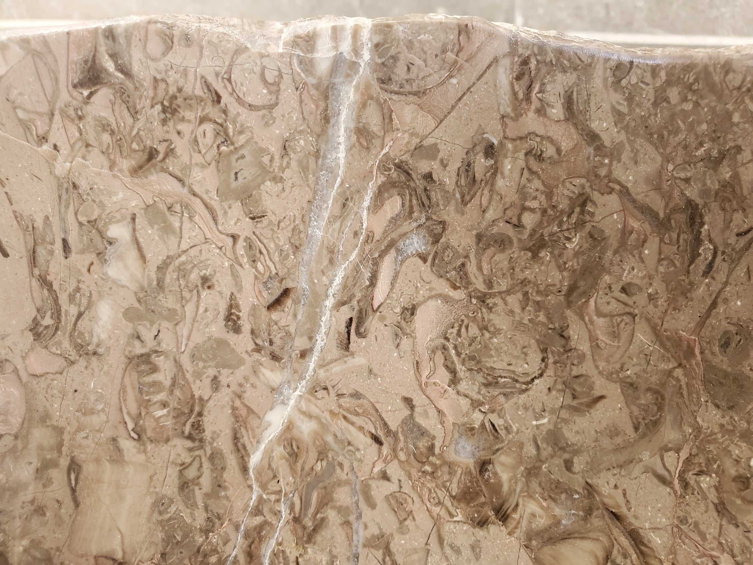 S33_13 River Stone Stone Vessel Sink