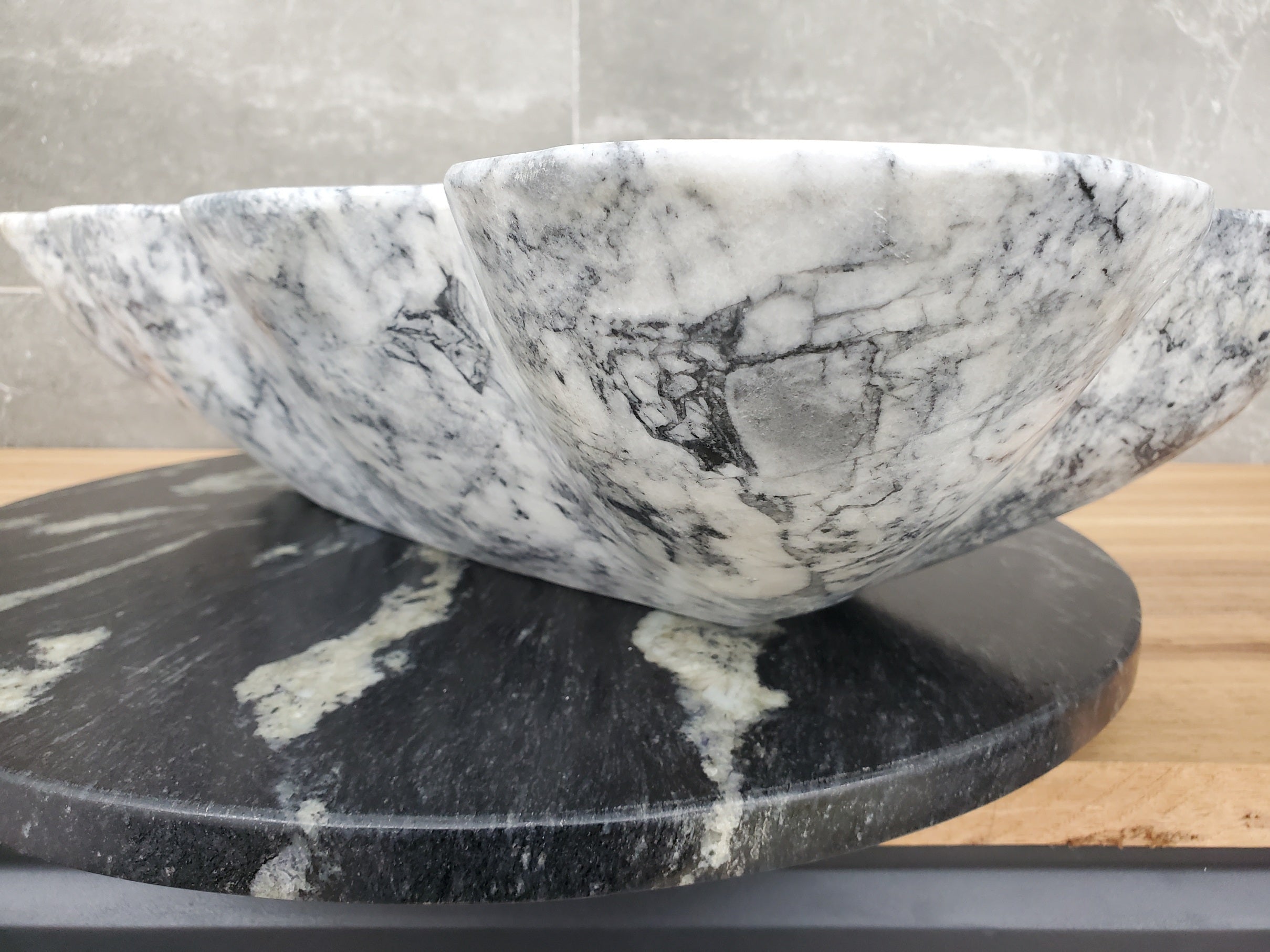 S32_06 Marble Vessel Bathroom Sink - 23 x 13  inch
