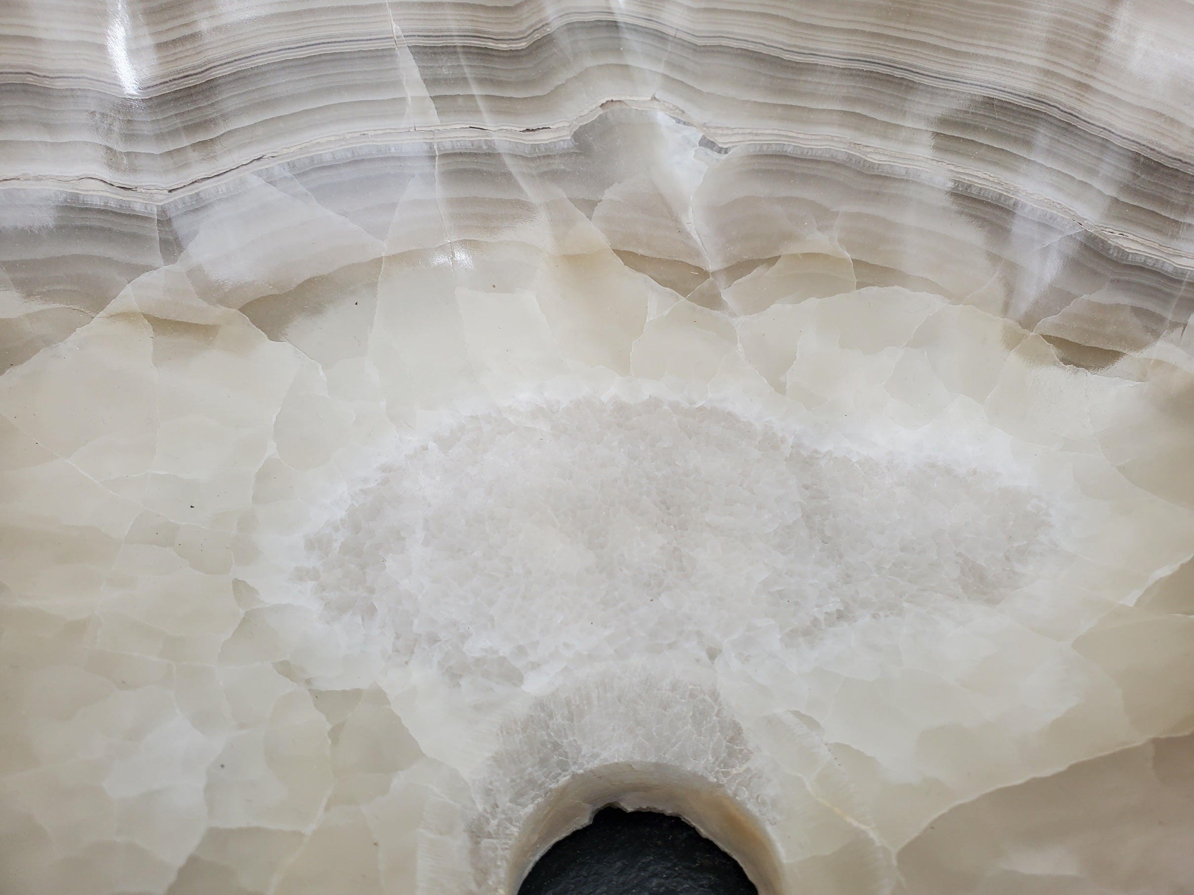 S32_09 Onyx Stone Vessel Bathroom Sink