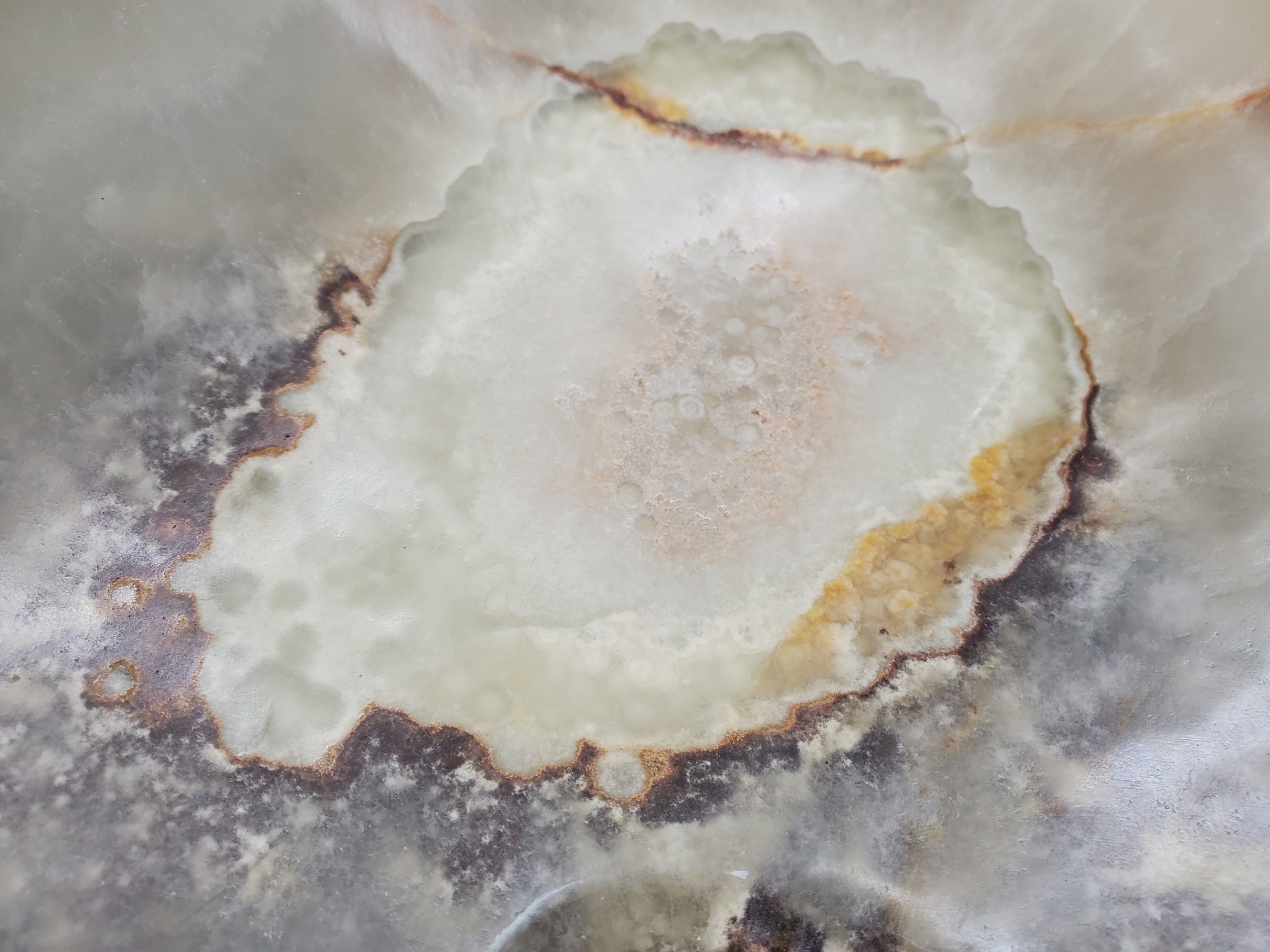 S34_23 Light Onyx Stone Vessel Sink