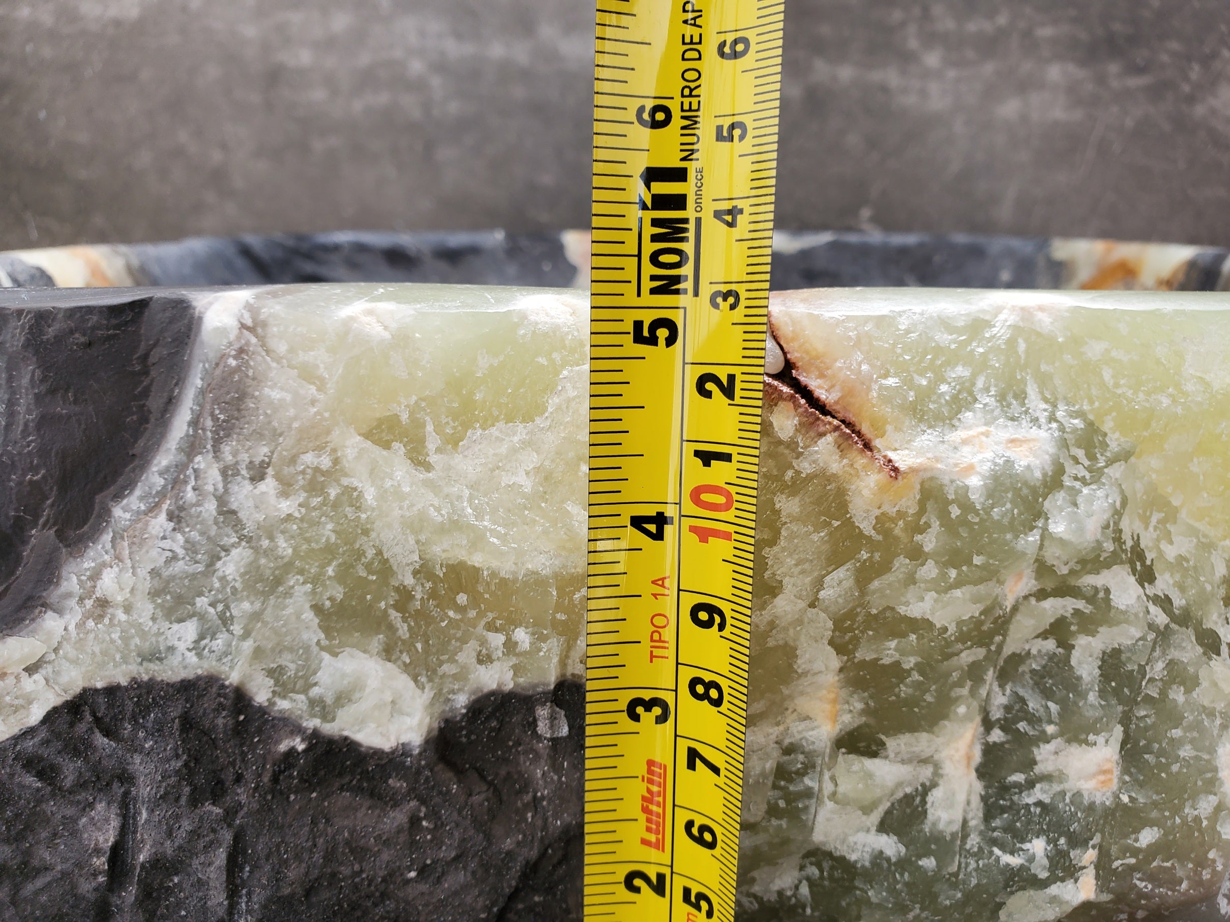 SET8063 Onyx Stone Vessel Bathroom Sink (Set of Two)