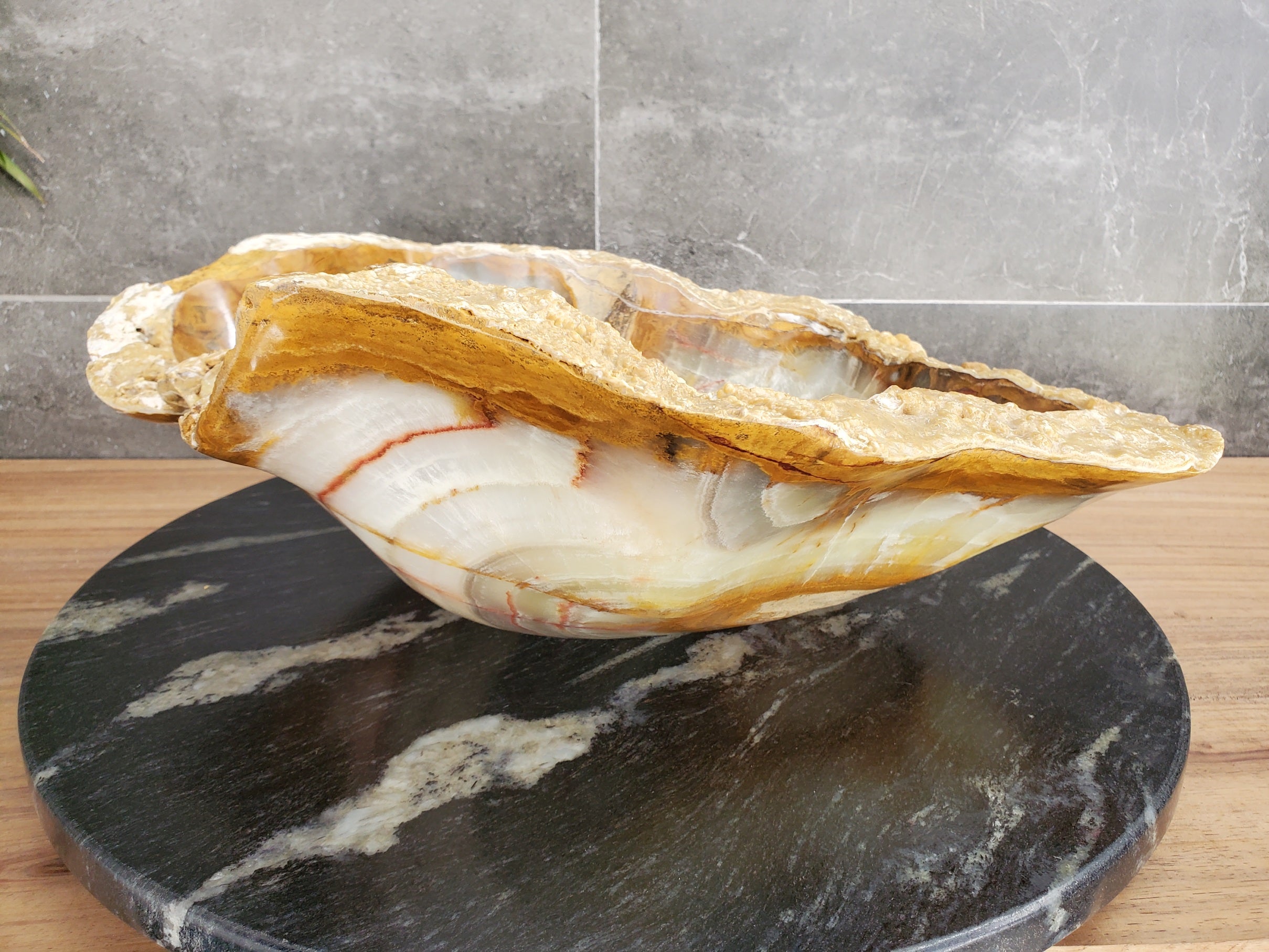 S33_58 Green Onyx Bathroom Vessel Sink