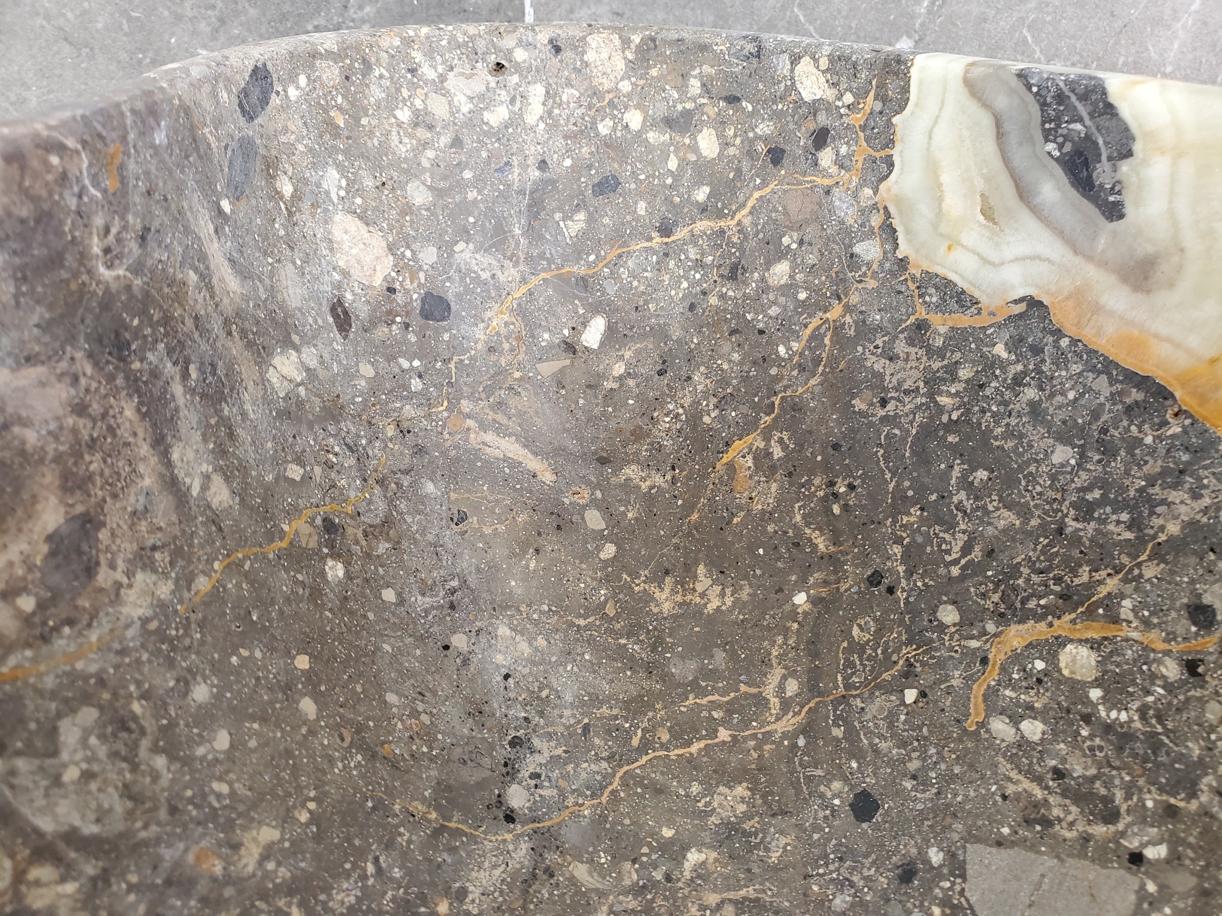 S33_38 Green Onyx Bathroom Vessel Sink