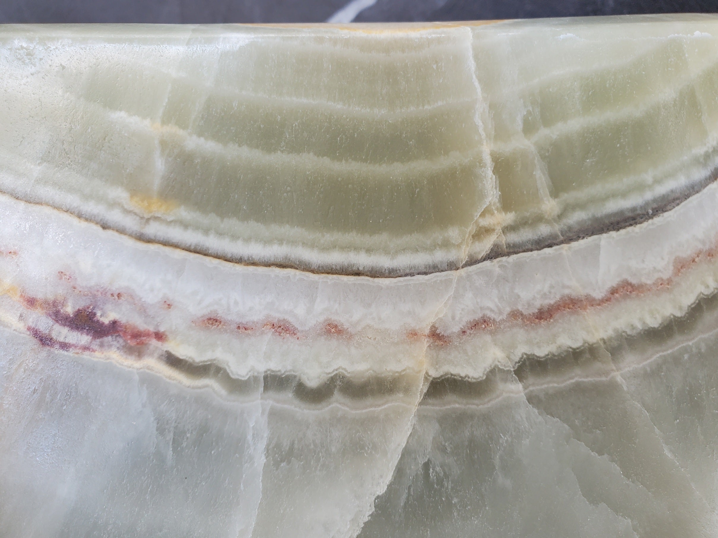 S34_17 Green Onyx Bathroom Vessel Sink