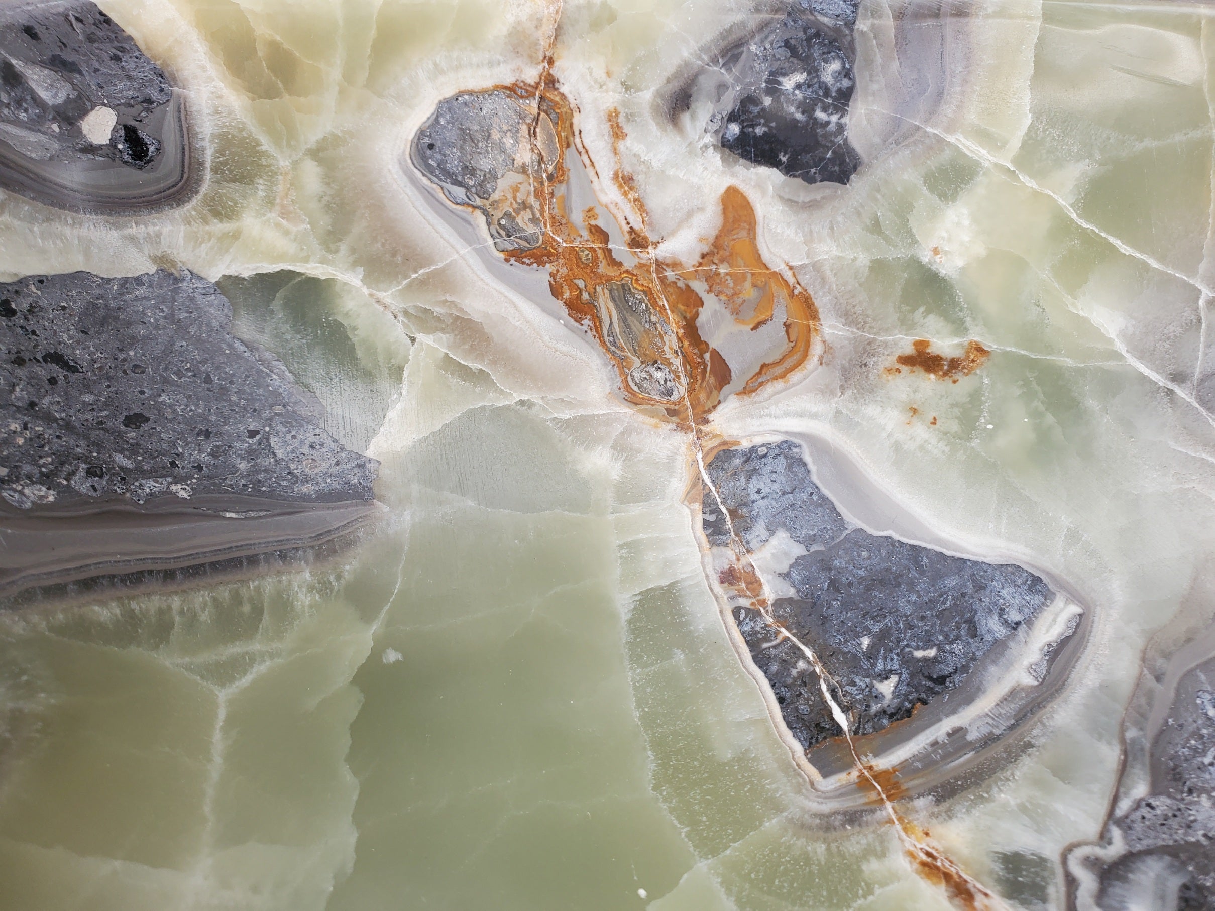 S31_30 Onyx Stone Vessel Bathroom Sink