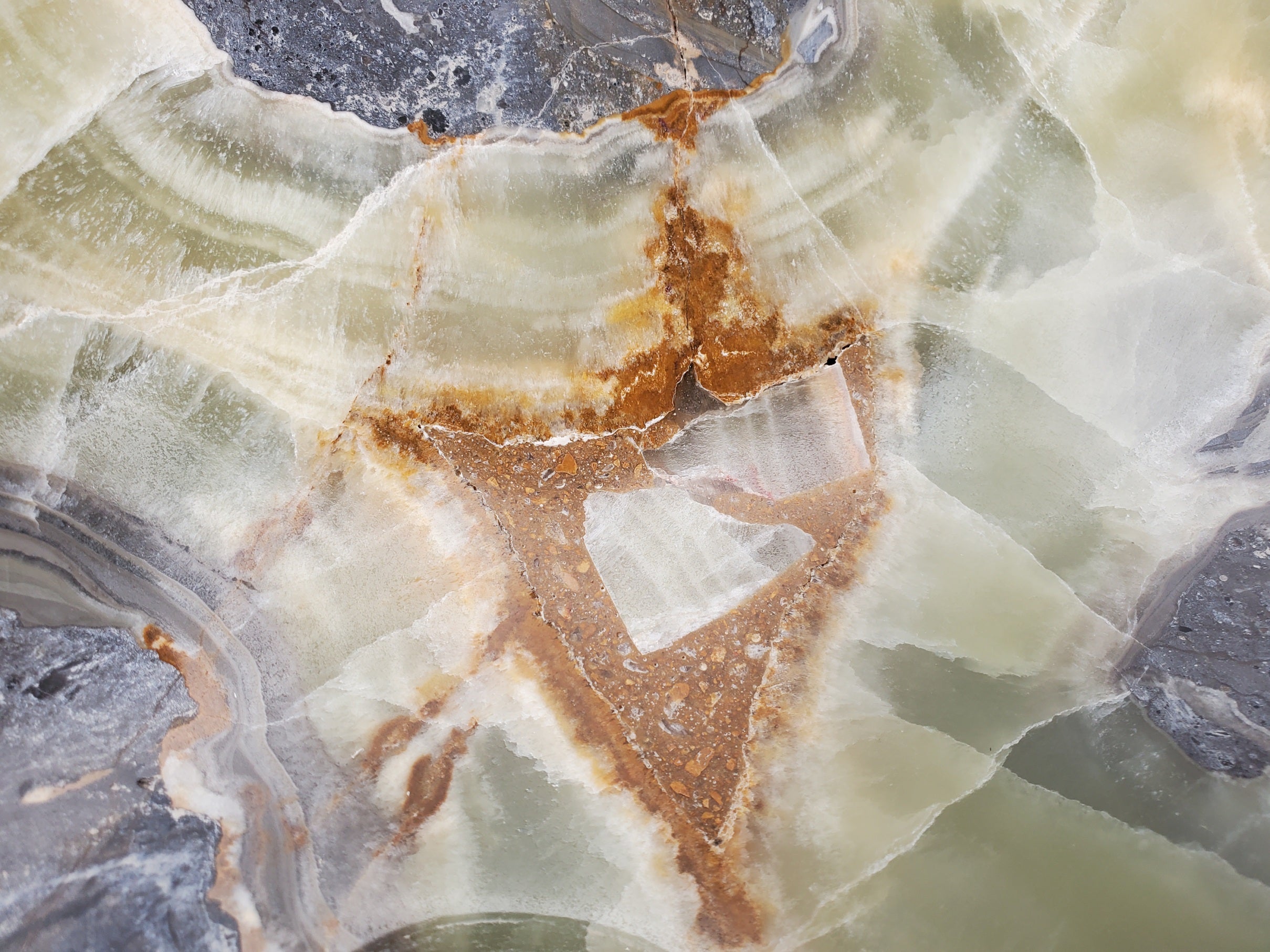 S31_30 Onyx Stone Vessel Bathroom Sink