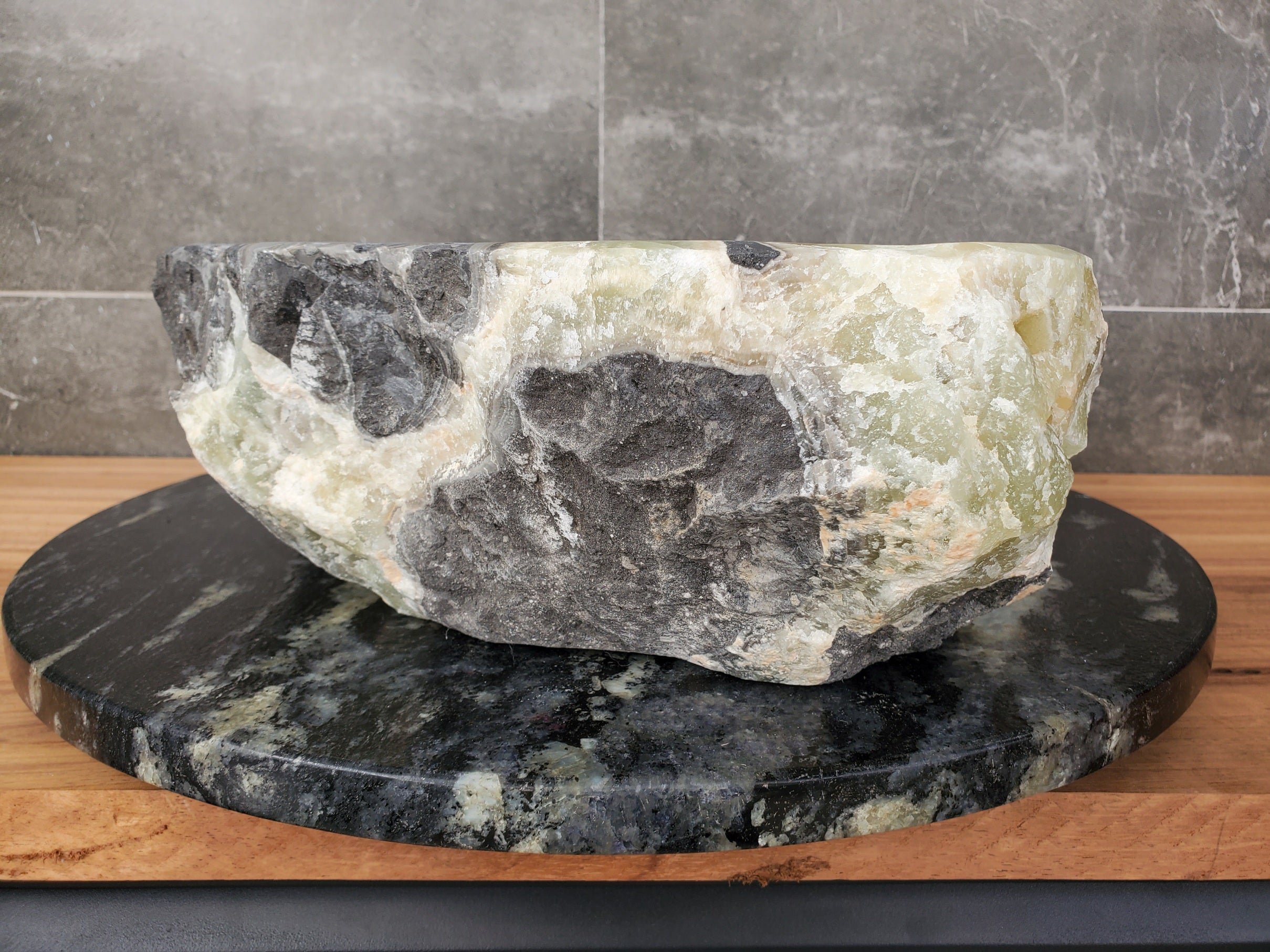S31_30 Onyx Stone Vessel Bathroom Sink