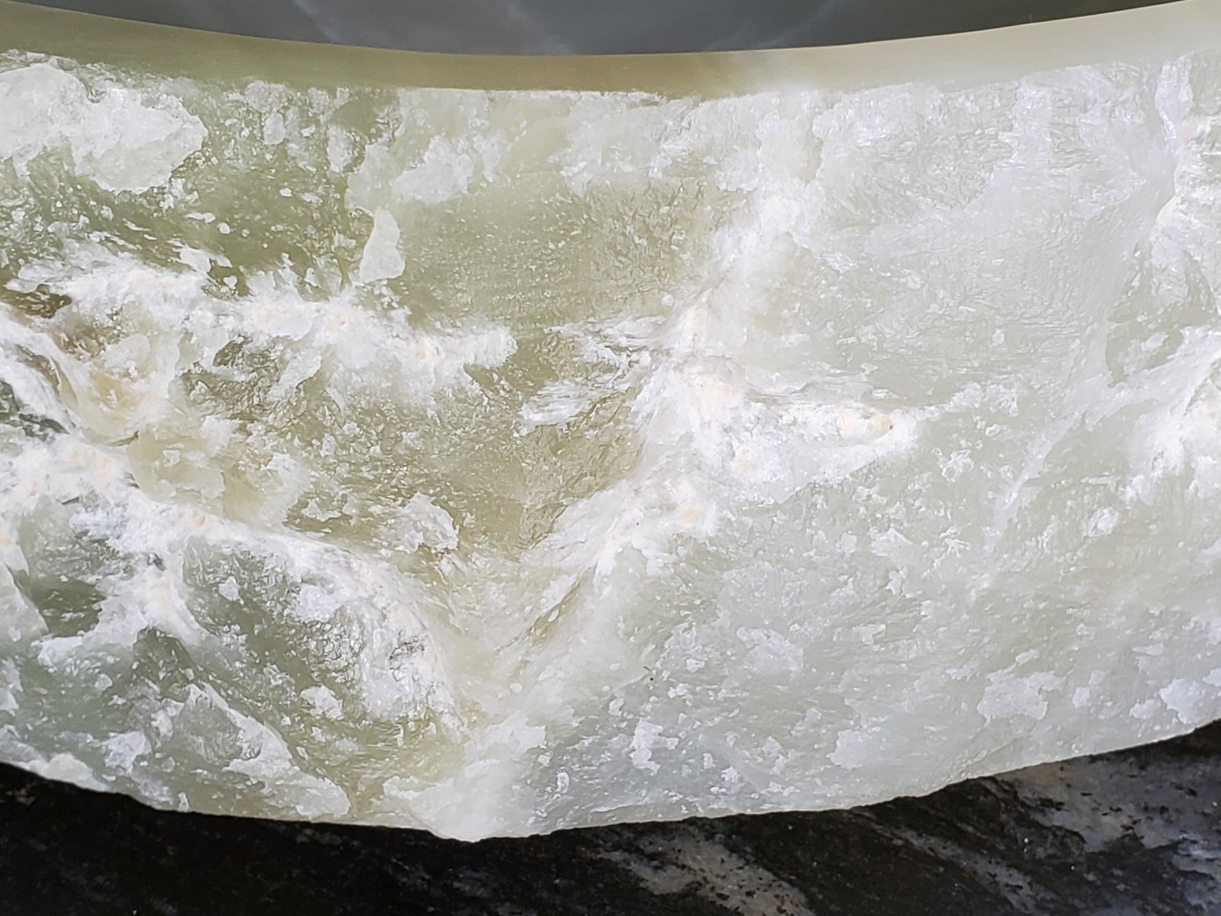 S37_21 Green Onyx Marble Vessel Sink – Natural Stone Countertop Sink, 15.5x15.5 Inch Bathroom Sinks Featured Onyx Sinks Sinks