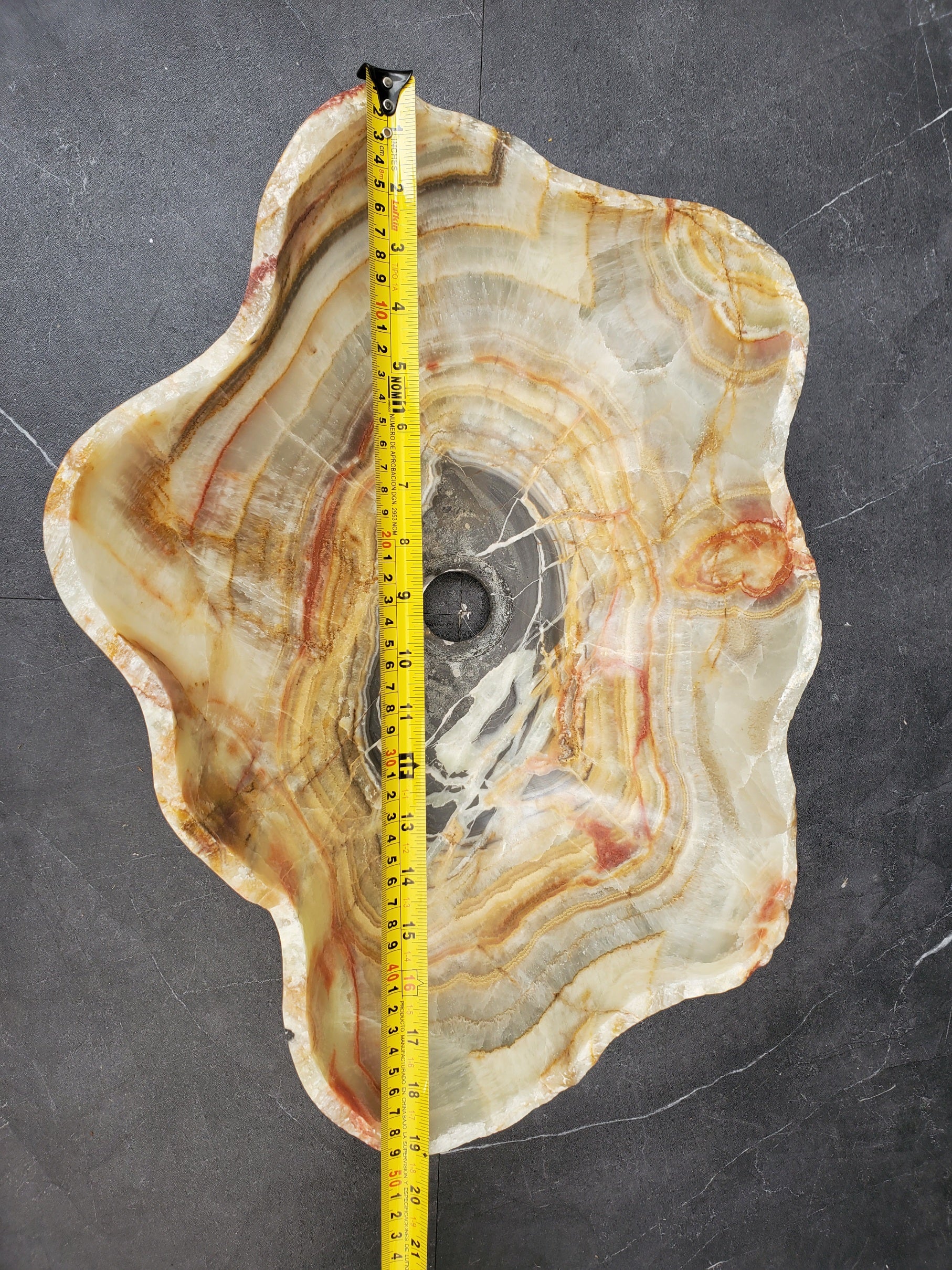 S33_36 Green Onyx Bathroom Vessel Sink