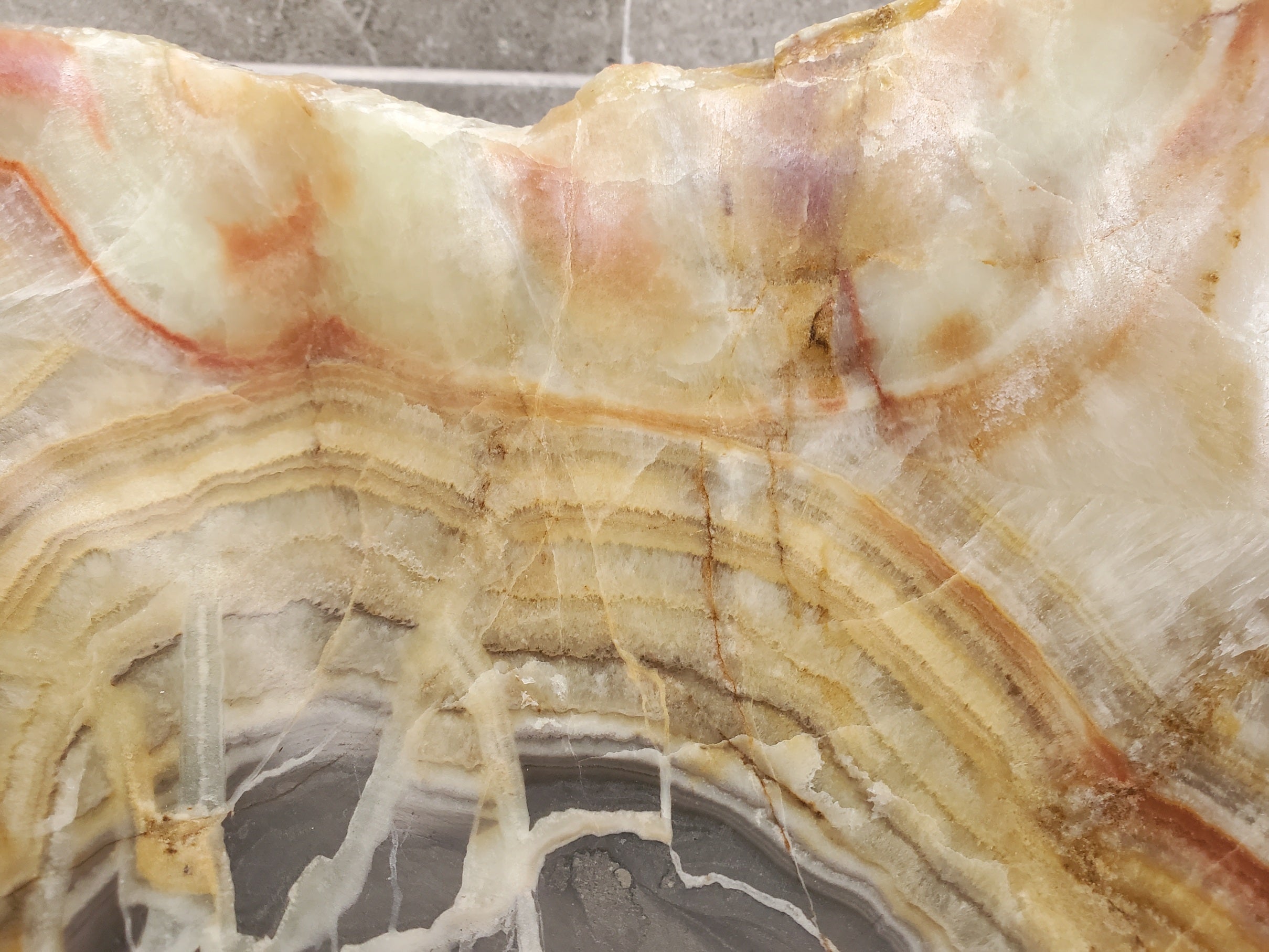 S33_36 Green Onyx Bathroom Vessel Sink