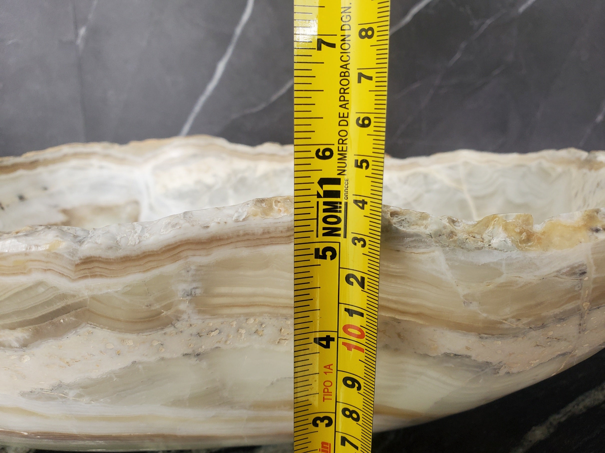 S34_20 Light Onyx Bathroom Vessel Sink