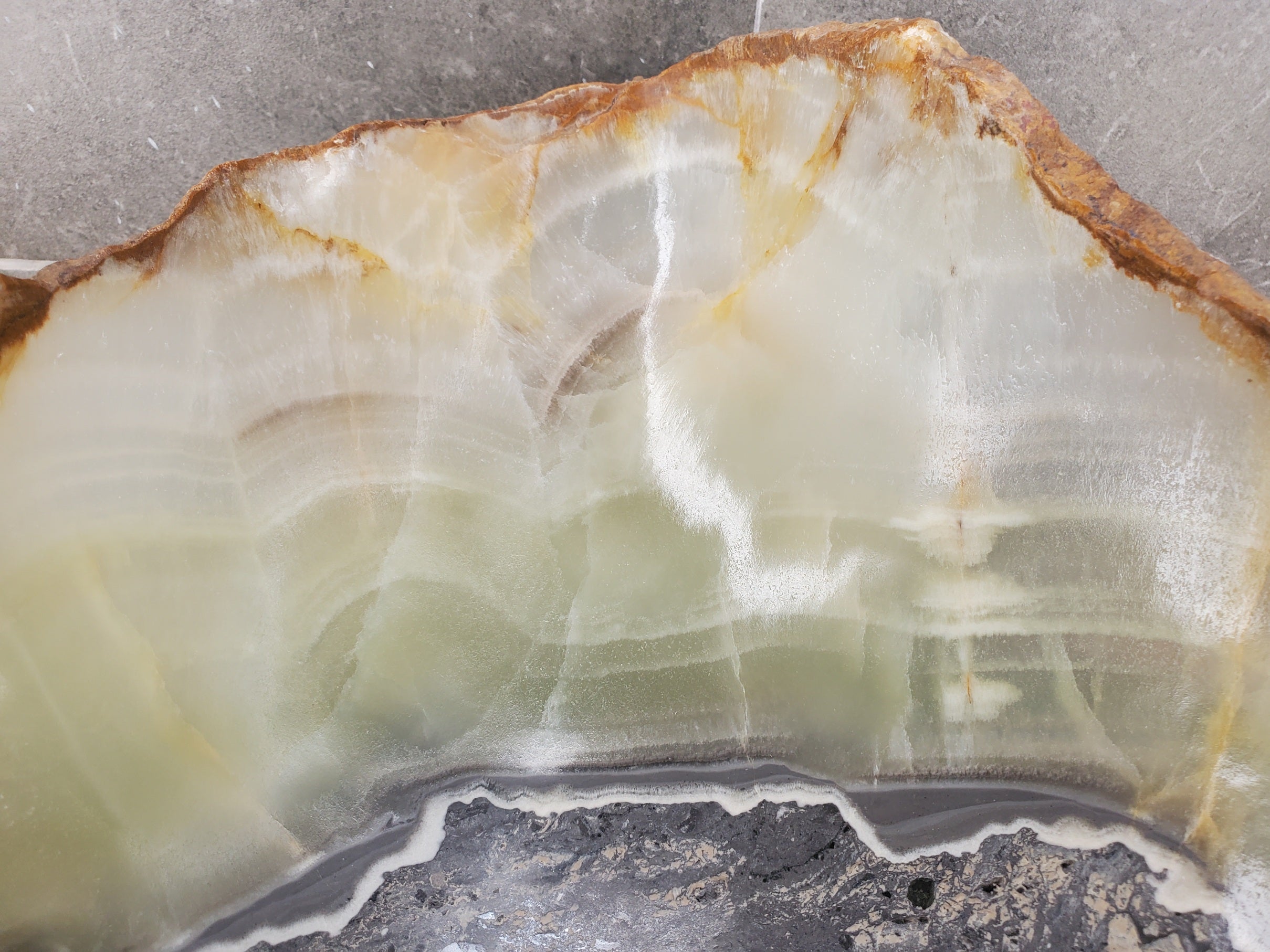 S33_22 Green Onyx Bathroom Vessel Sink - 19 x 19 inch
