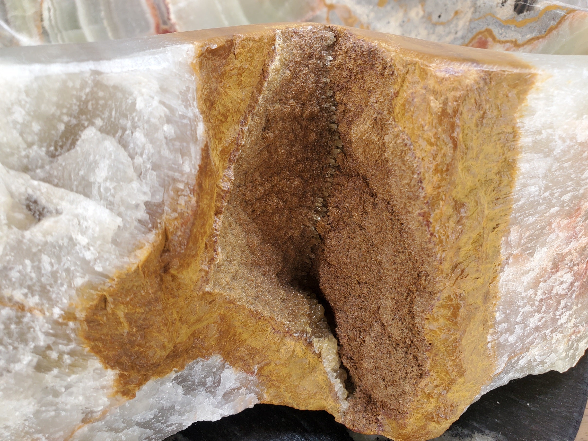 S34_01 Green Onyx Bathroom Vessel Sink