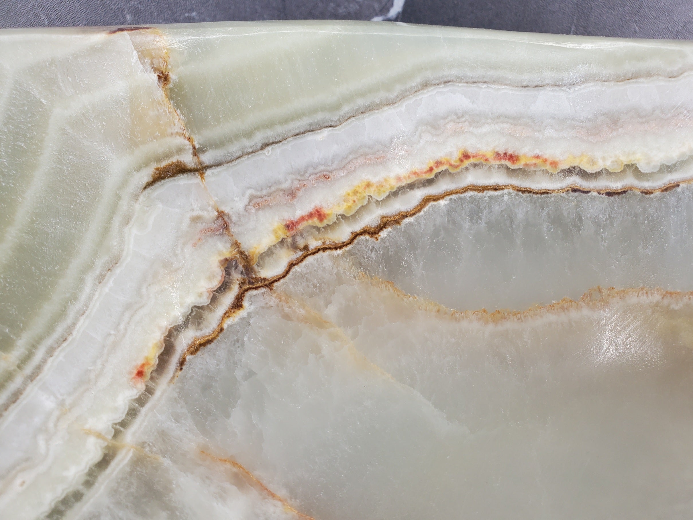 S34_14 Green Onyx Bathroom Vessel Sink