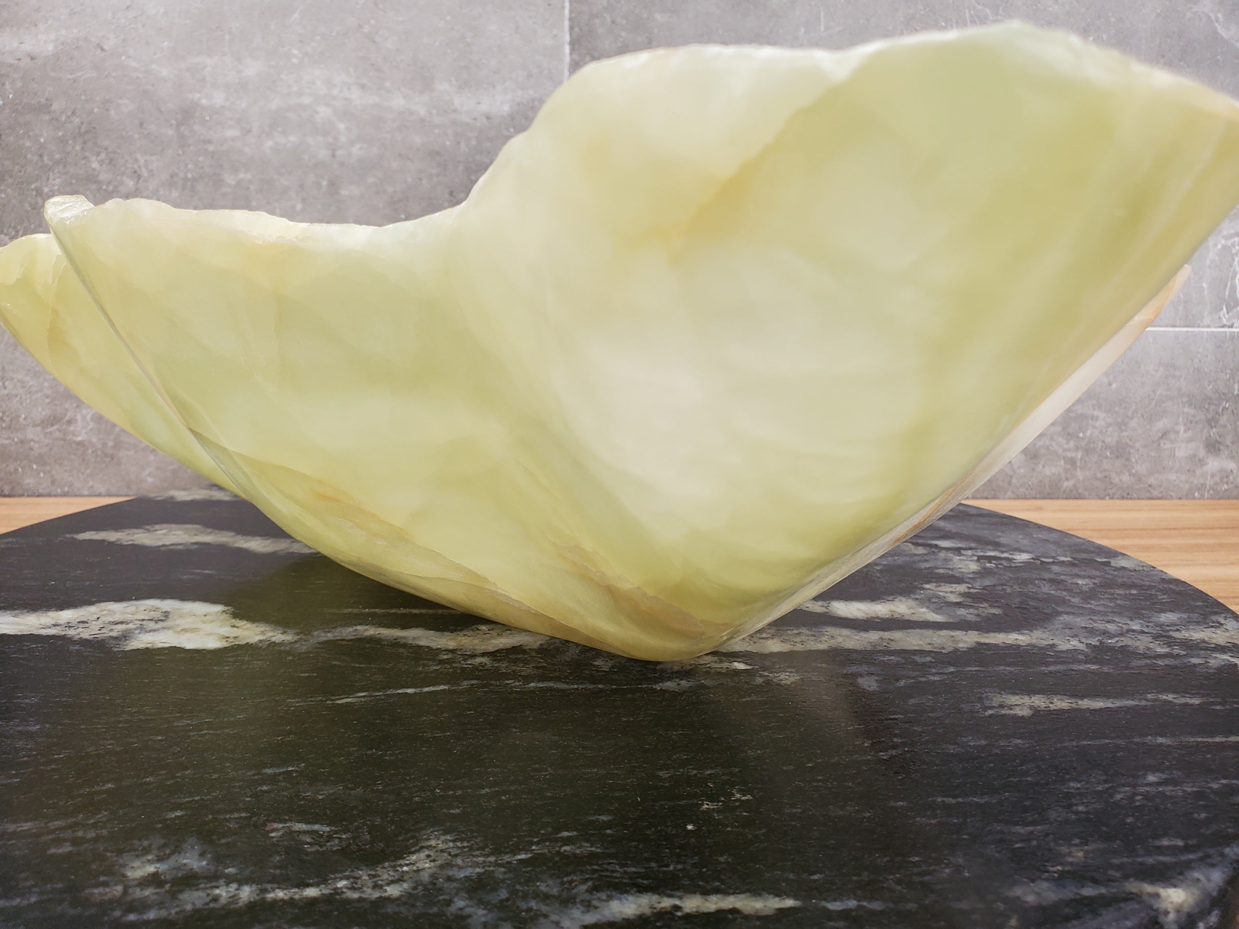 S32_07 Onyx Stone Vessel Bathroom Sink