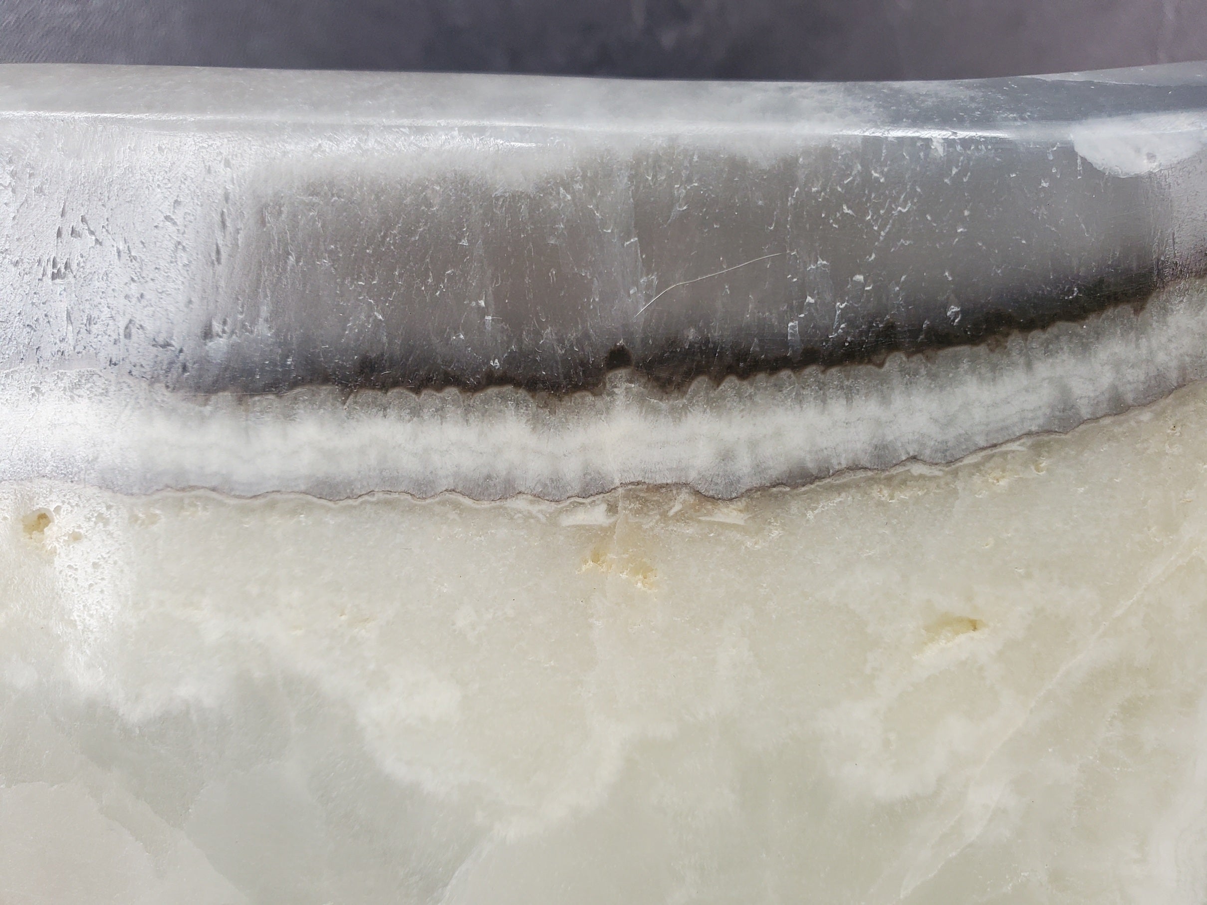 S34_21 Light Onyx Stone Vessel Sink