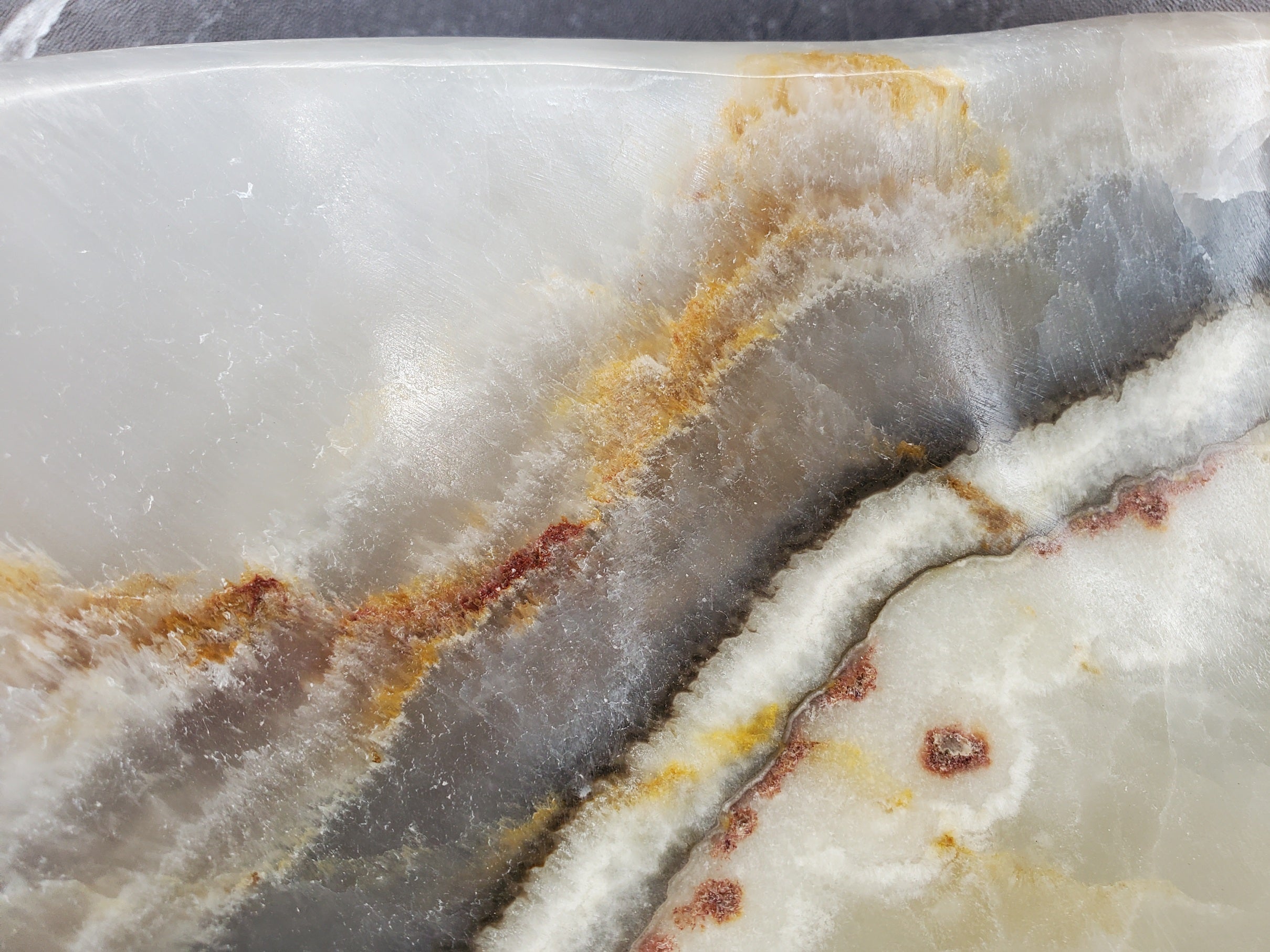 S34_16 Onyx Stone Vessel Bathroom Sink