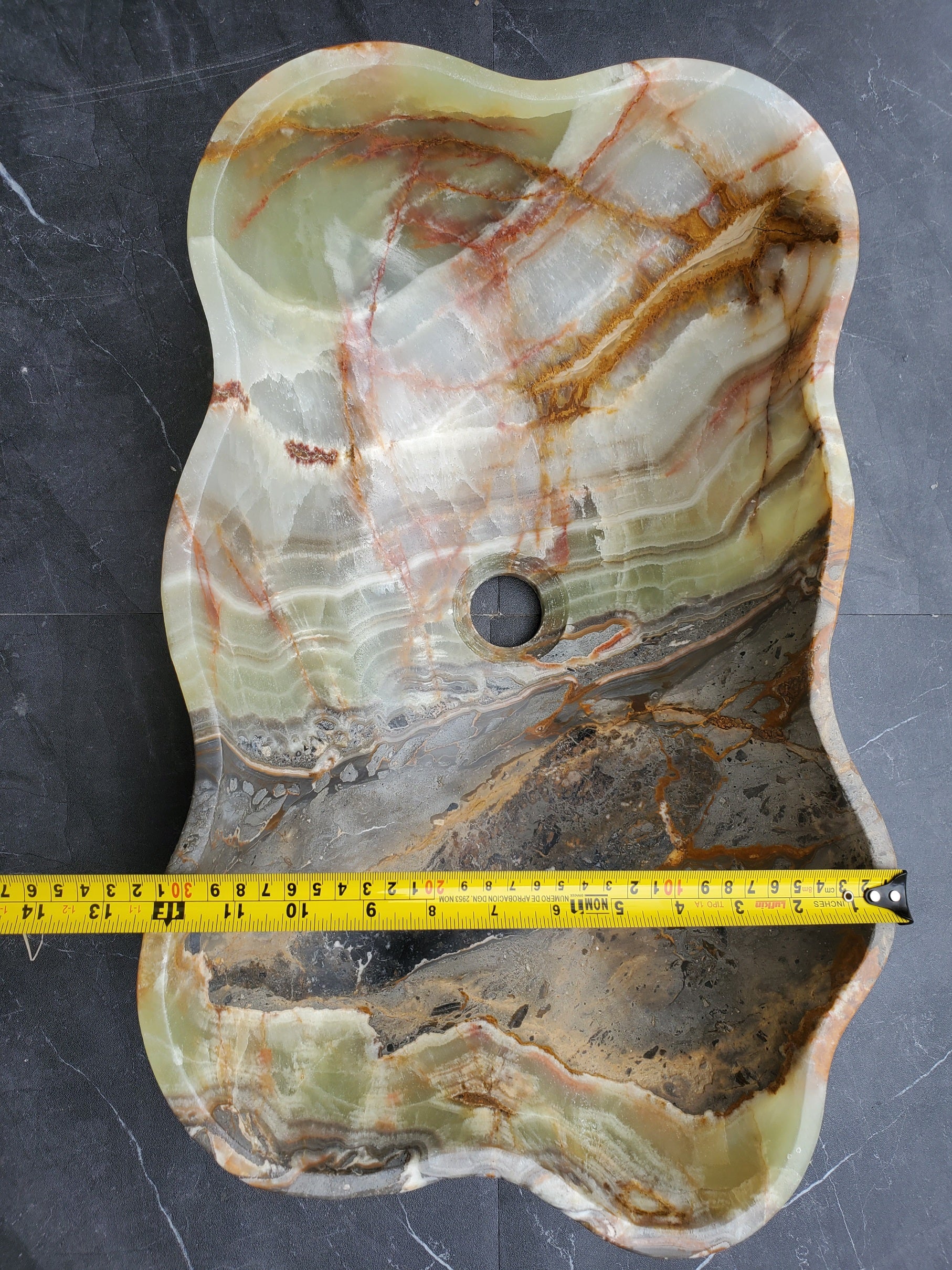 SET1062 Onyx Stone Vessel Bathroom Sink (Set of Two)