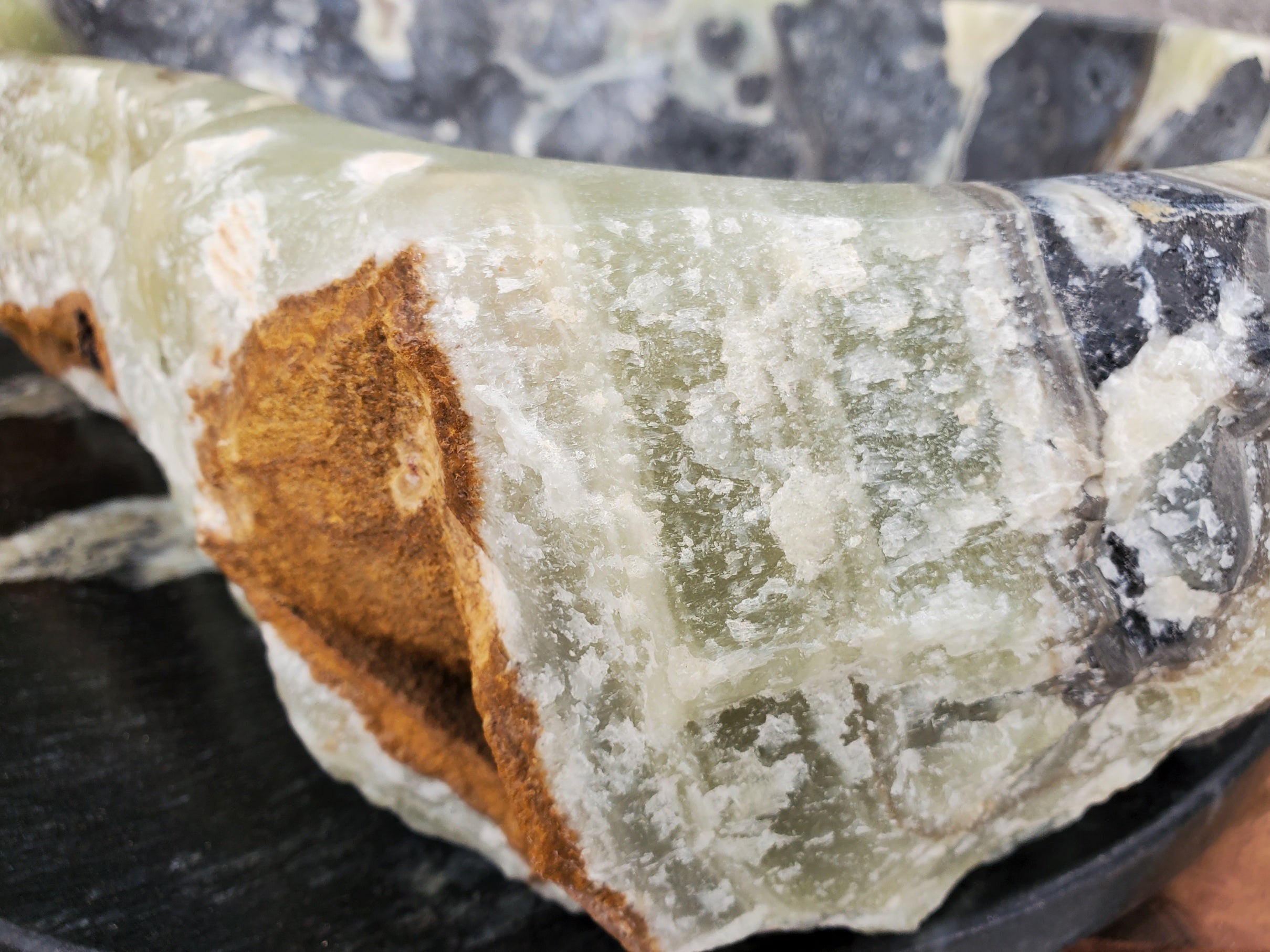 S31_14 Onyx Stone Vessel Bathroom Sink