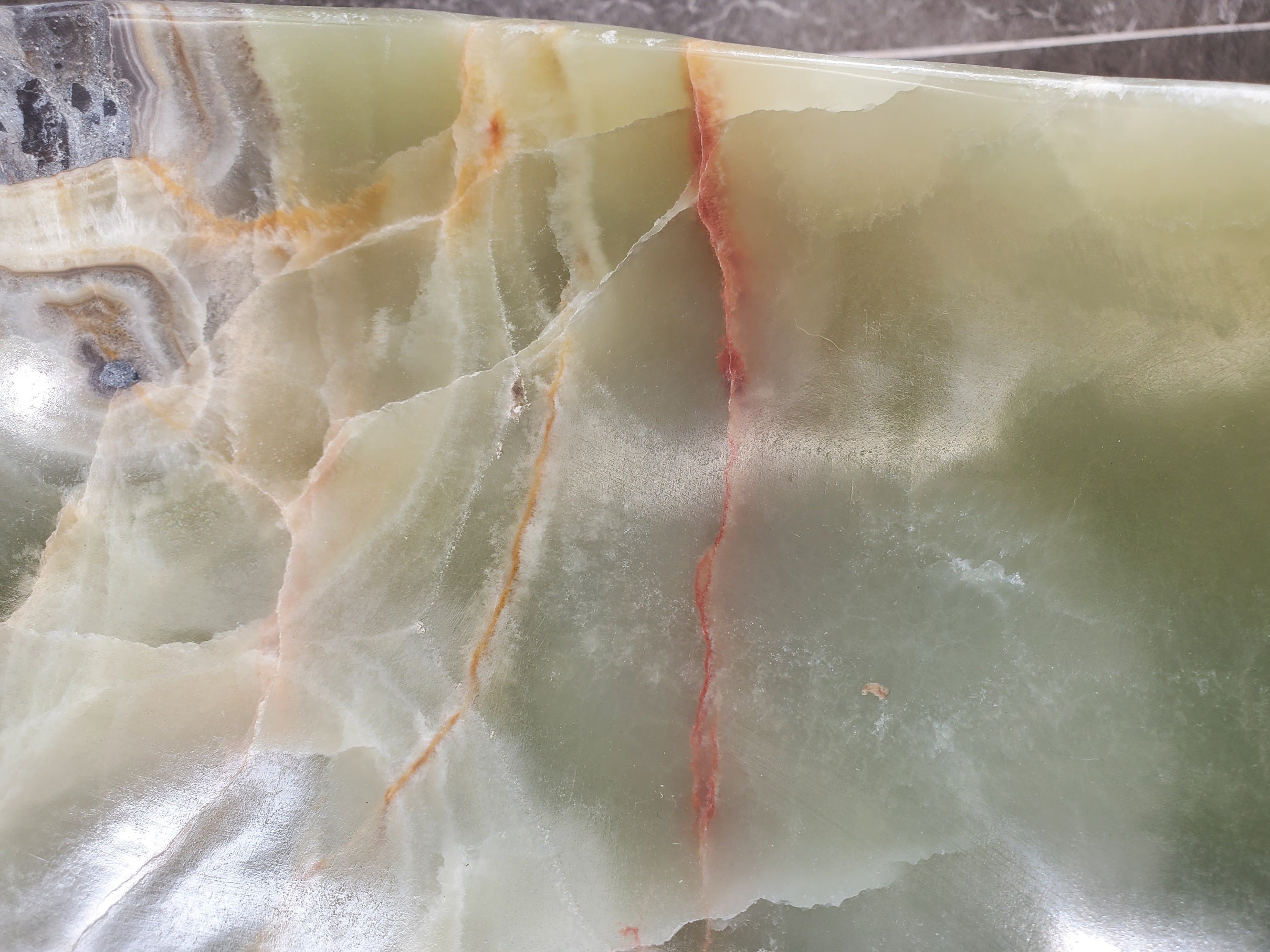 S31_11 Onyx Stone Vessel Bathroom Sink