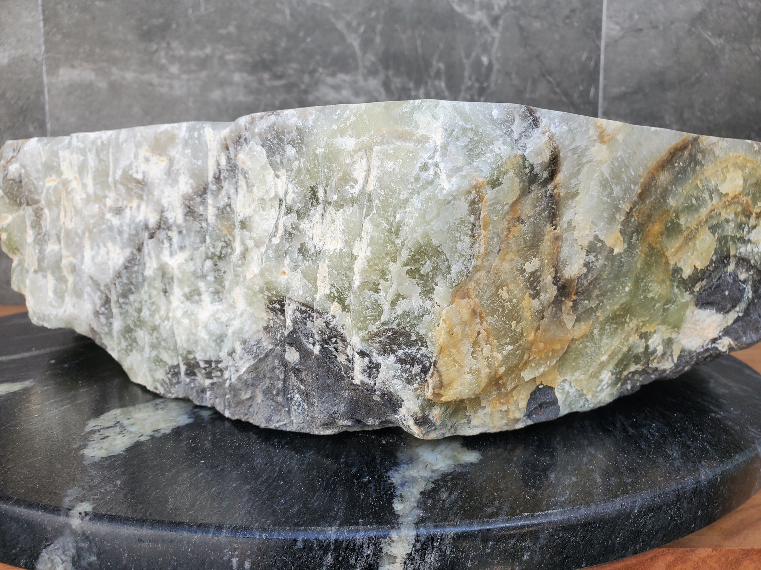S29_32 Onyx Stone Vessel Bathroom Sink
