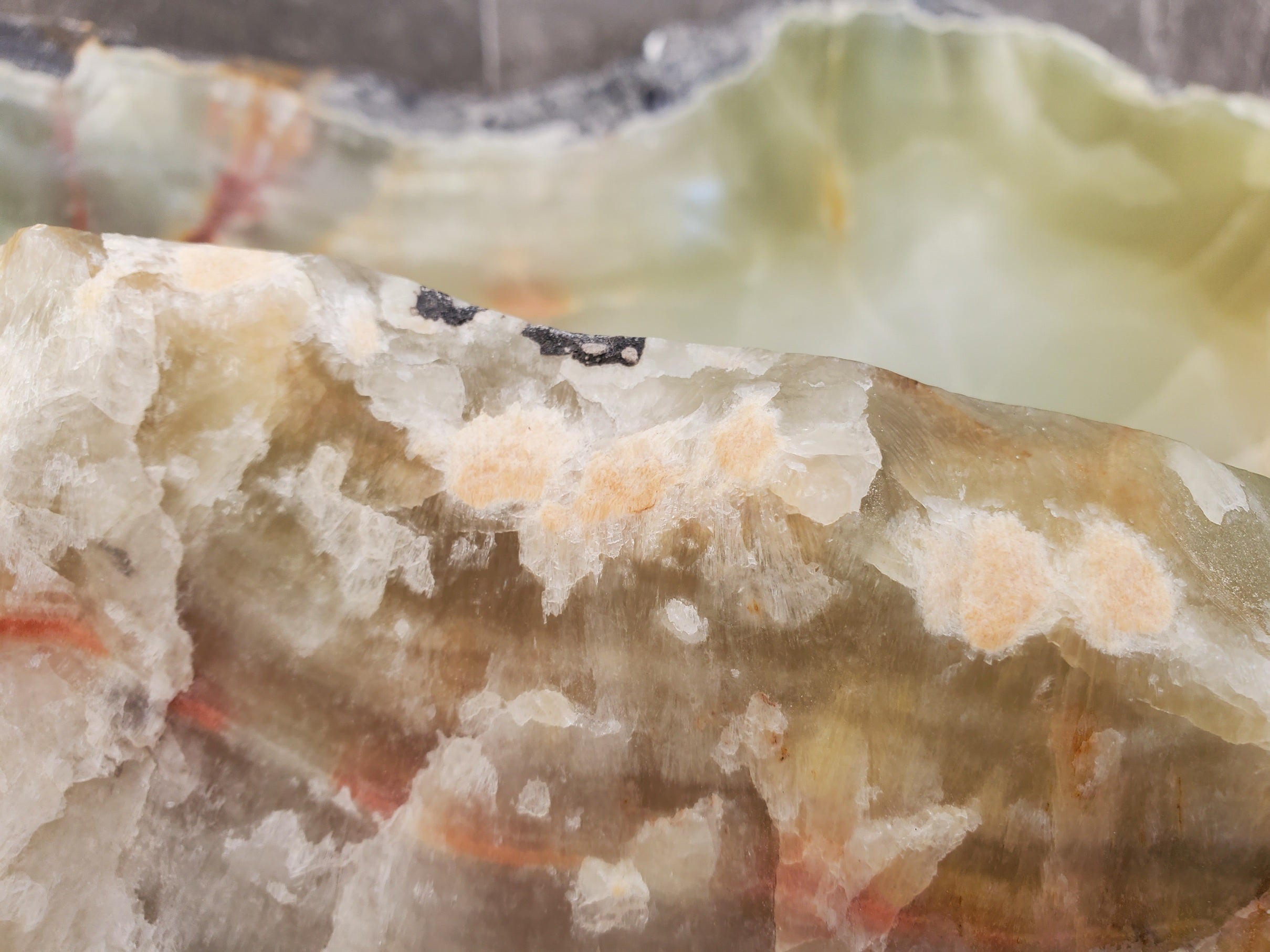 S31_17 Onyx Stone Vessel Bathroom Sink