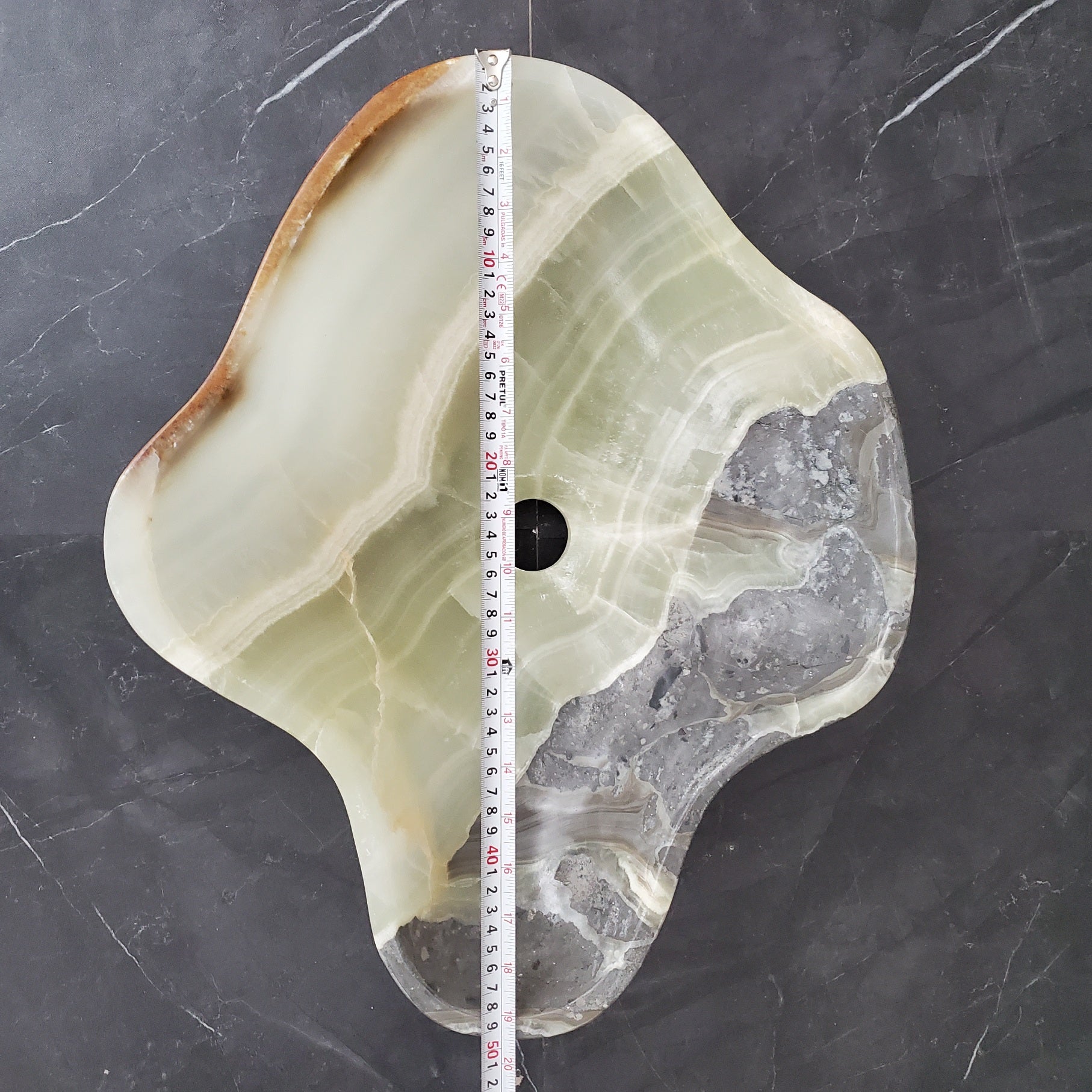 SET1037 Onyx Stone Vessel Bathroom Sink (Set of Two)