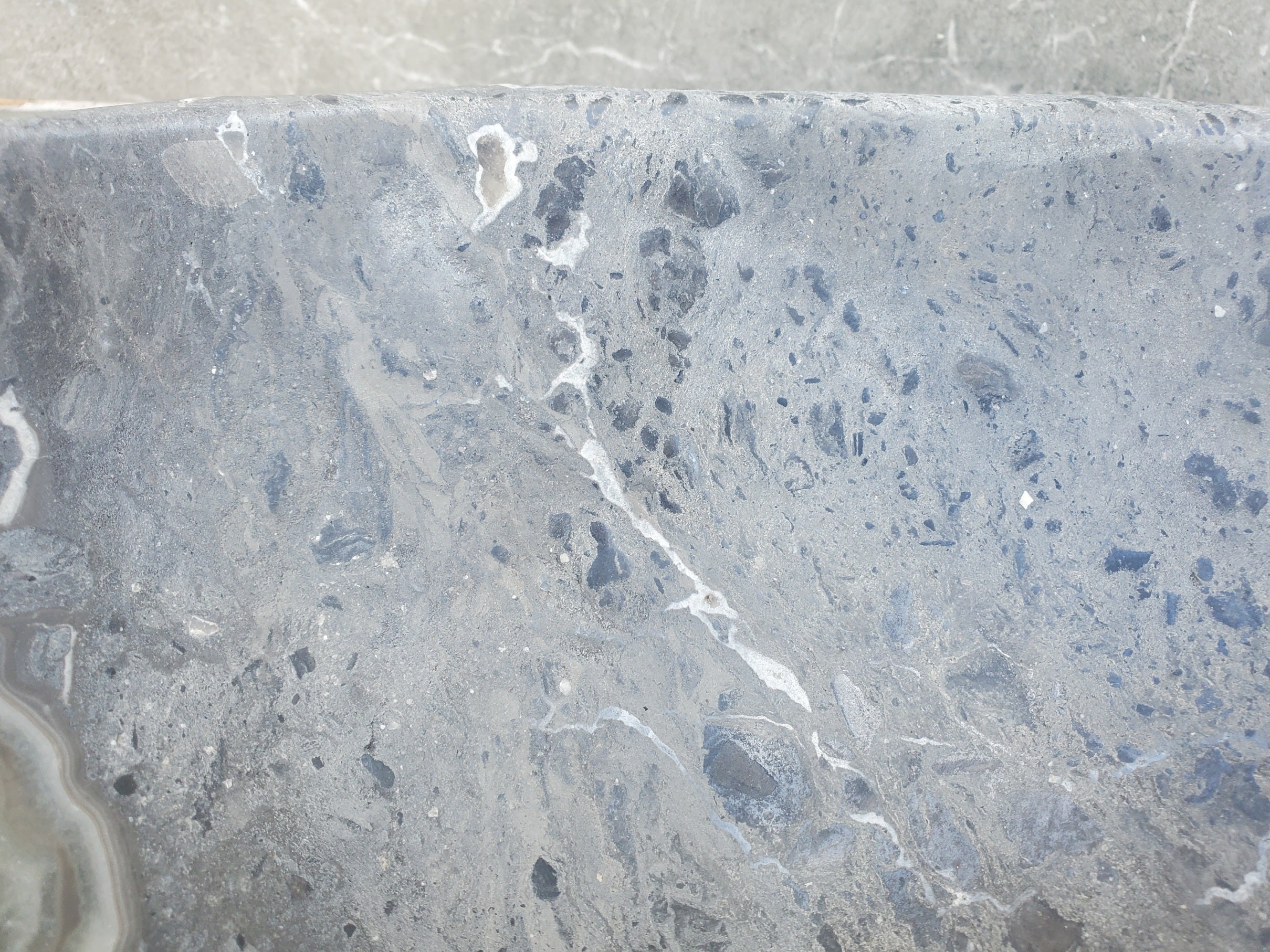 S30_20 Onyx Stone Vessel Bathroom Sink - 16.5 x 13 inch