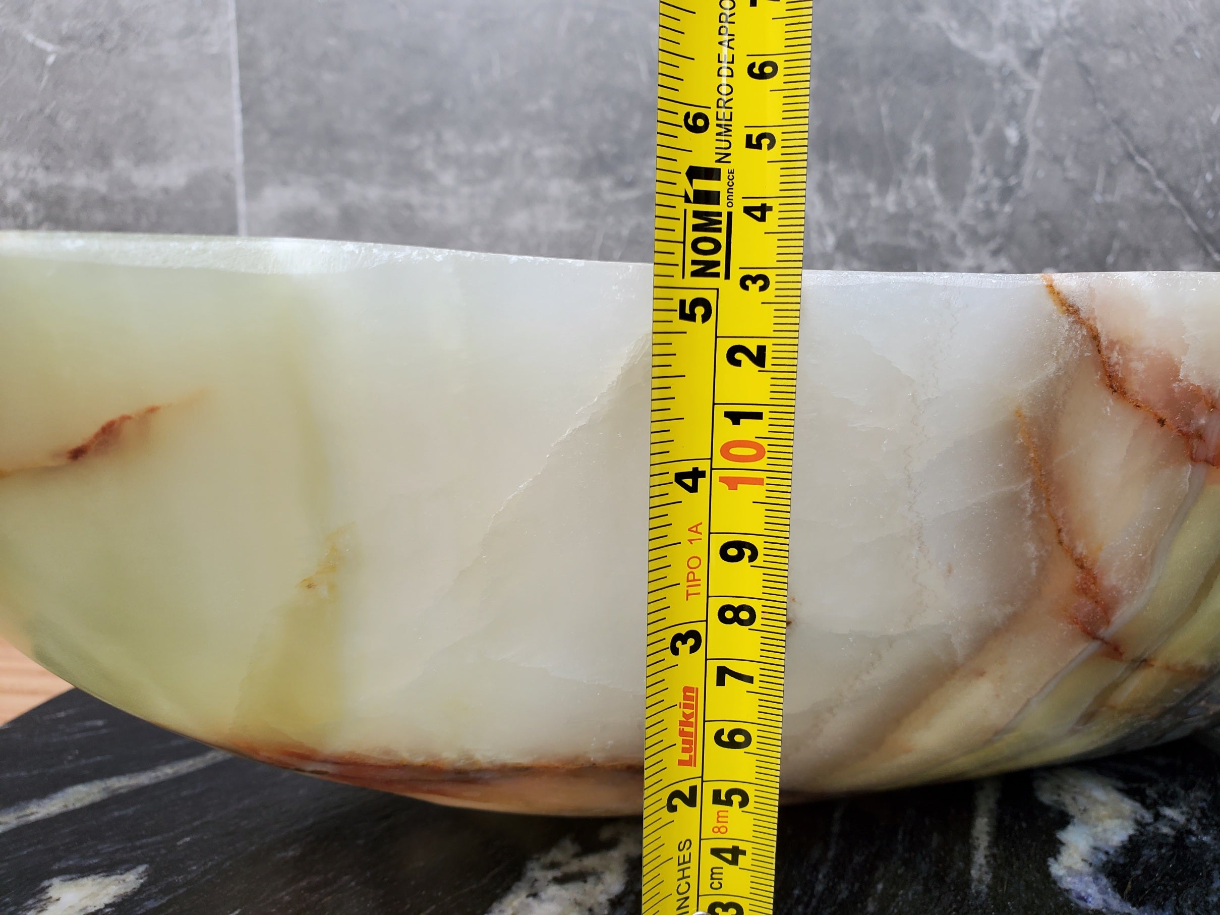 SET1062 Onyx Stone Vessel Bathroom Sink (Set of Two)