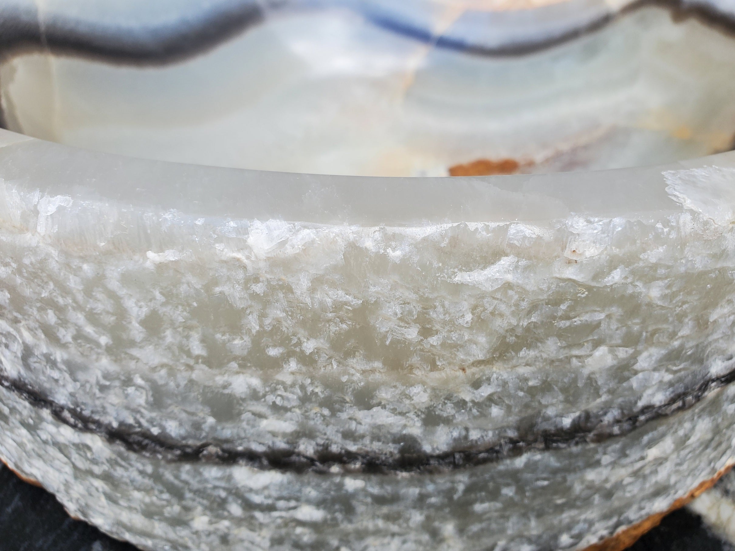 S29_31 Onyx Stone Vessel Bathroom Sink