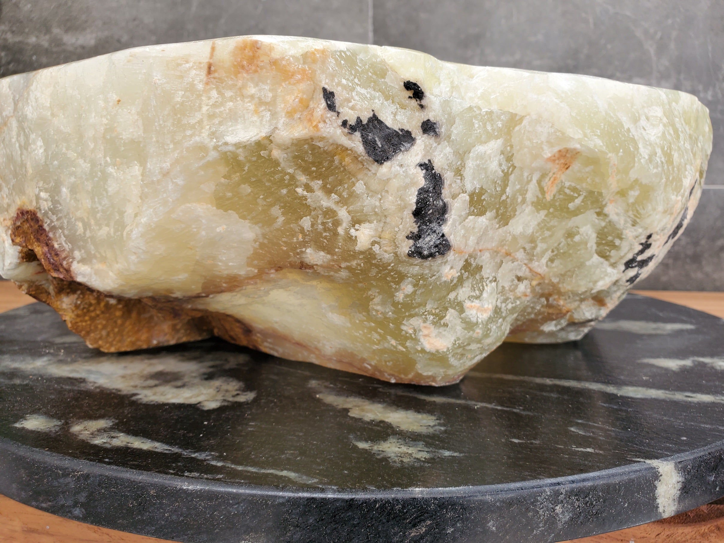 S31_12 Onyx Stone Vessel Bathroom Sink