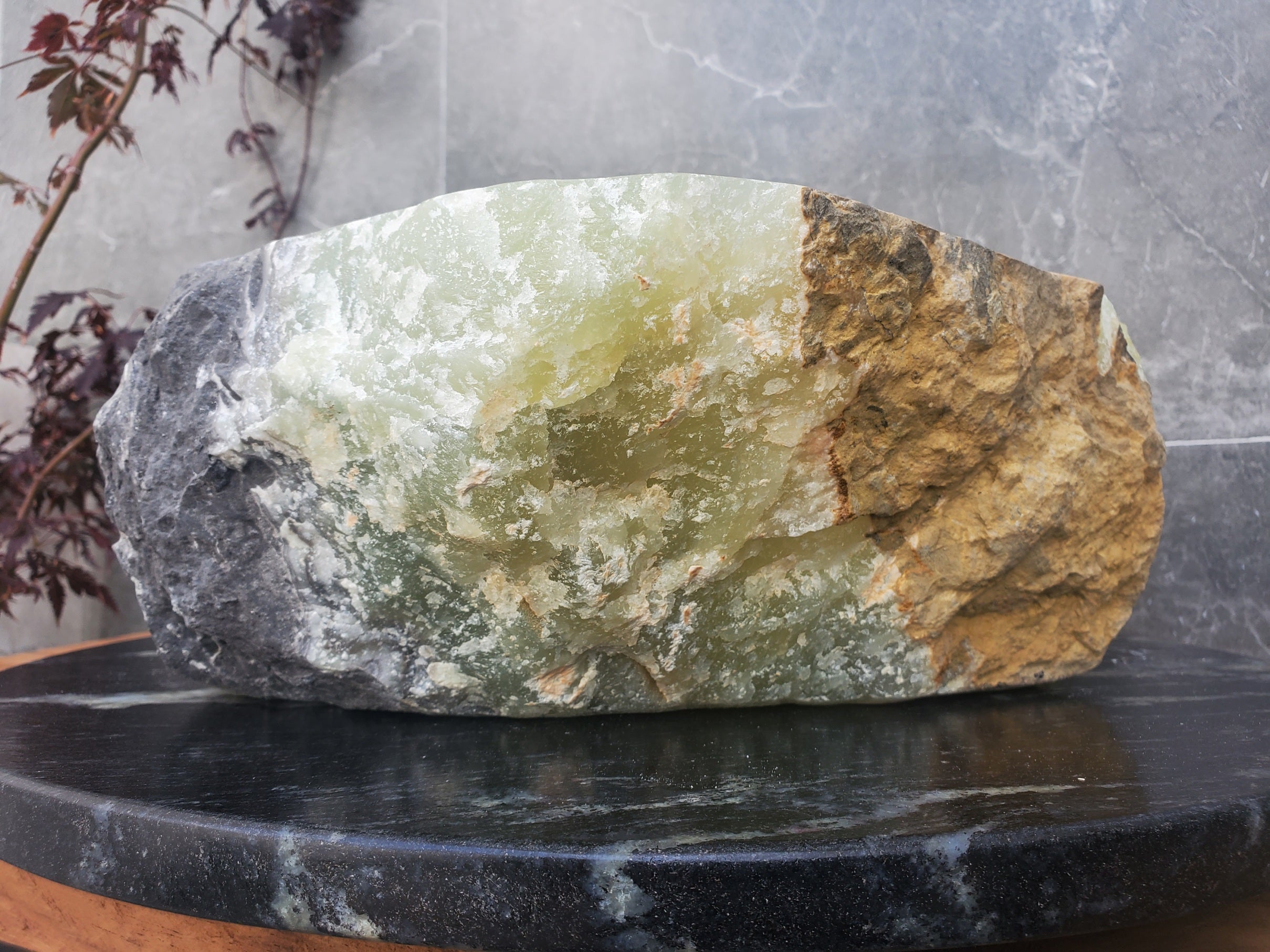 S30_20 Onyx Stone Vessel Bathroom Sink - 16.5 x 13 inch