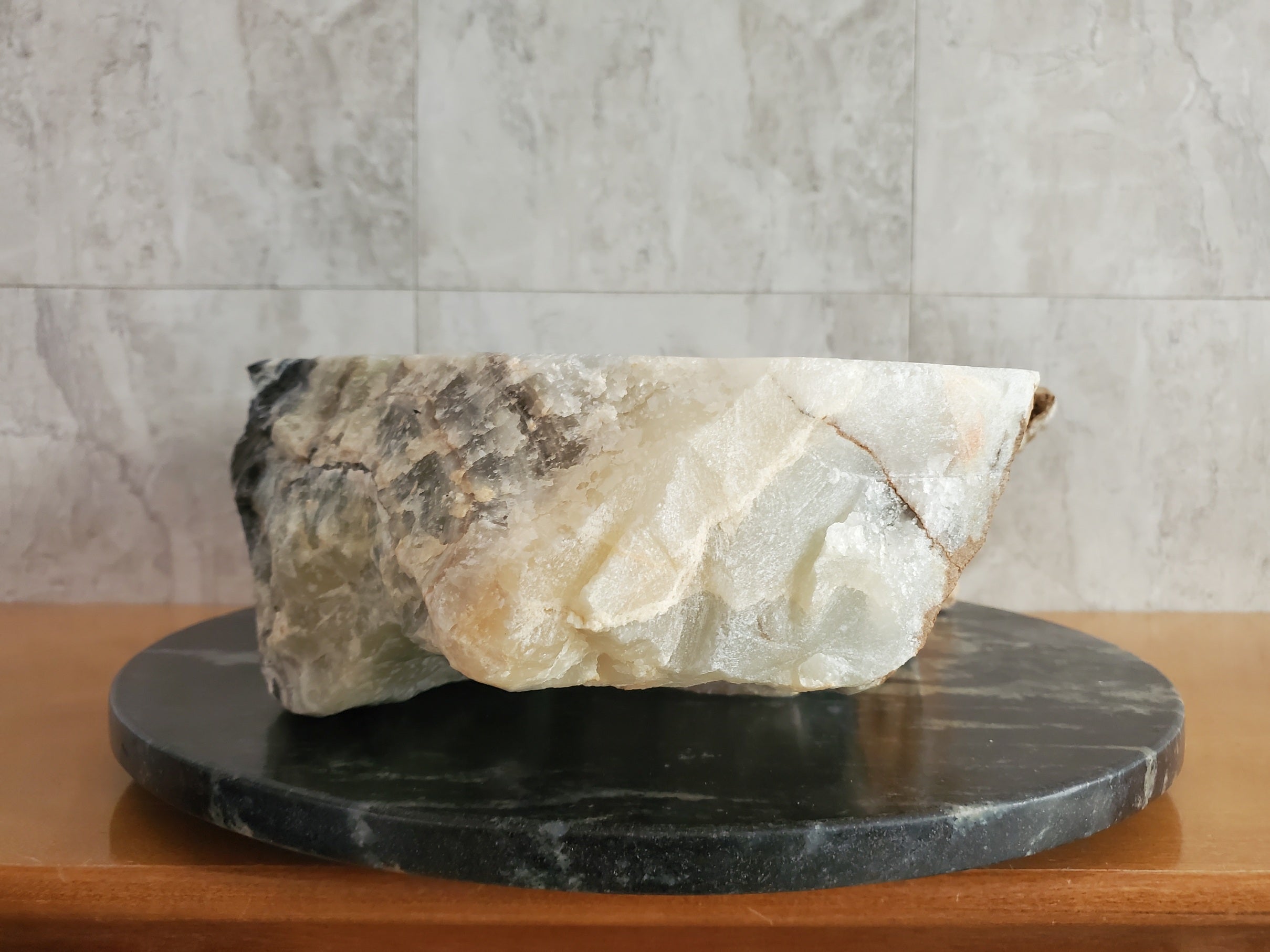 S23_26 Onyx Stone Vessel Bathroom Sink- 19 x 16 inch