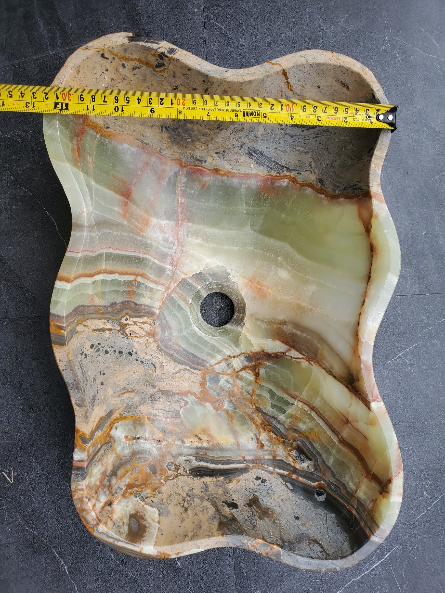 SET1062 Onyx Stone Vessel Bathroom Sink (Set of Two)