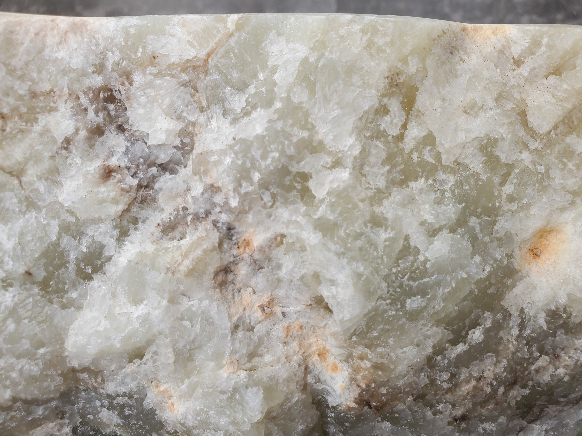 S30_34 Onyx Stone Vessel Bathroom Sink - 17.5 x 16.5 inch