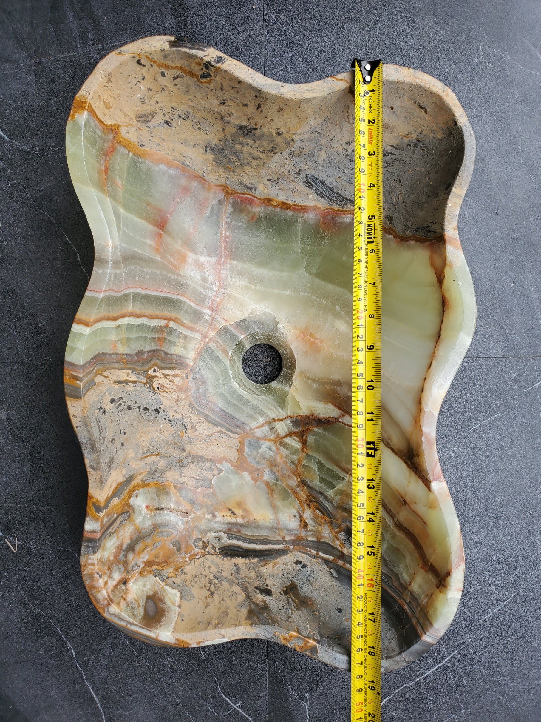 SET1062 Onyx Stone Vessel Bathroom Sink (Set of Two)