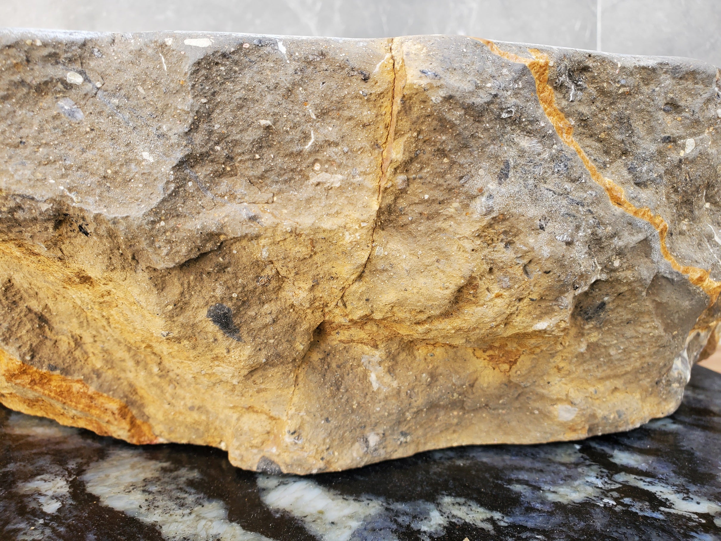 S30_22 Onyx Stone Vessel Bathroom Sink
