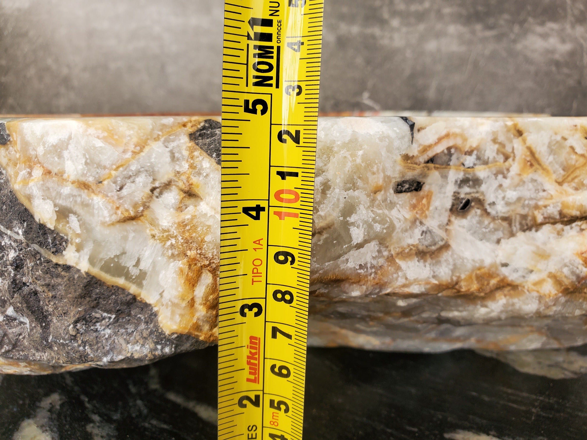 S31_19 Onyx Stone Vessel Bathroom Sink