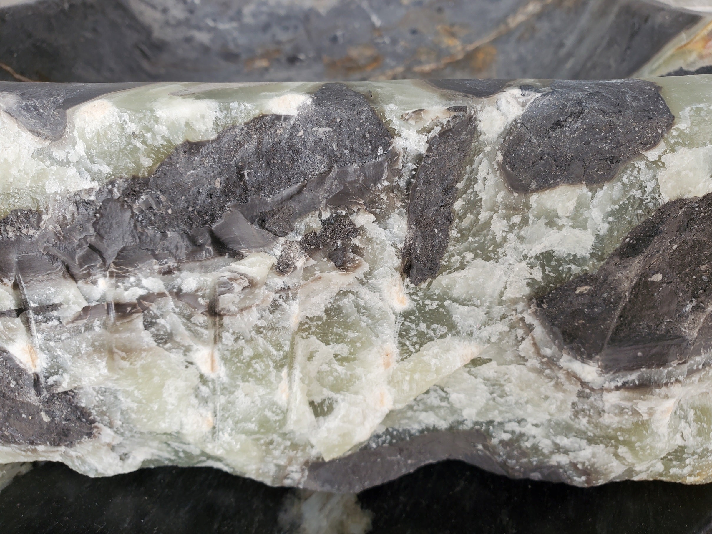 S33_02 Onyx and Slate Stone Vessel Bathroom Sink