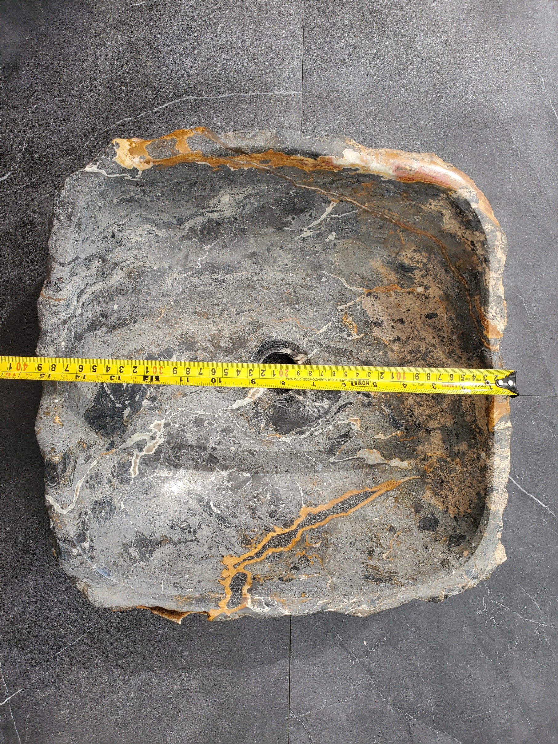 S33_01 Onyx Stone Vessel Bathroom Sink