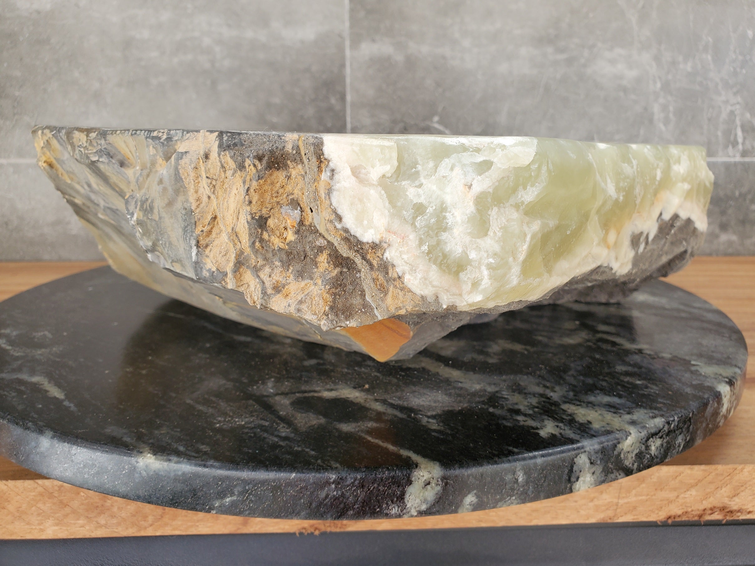 S33_05 Natural Stone Vessel Bathroom Sink