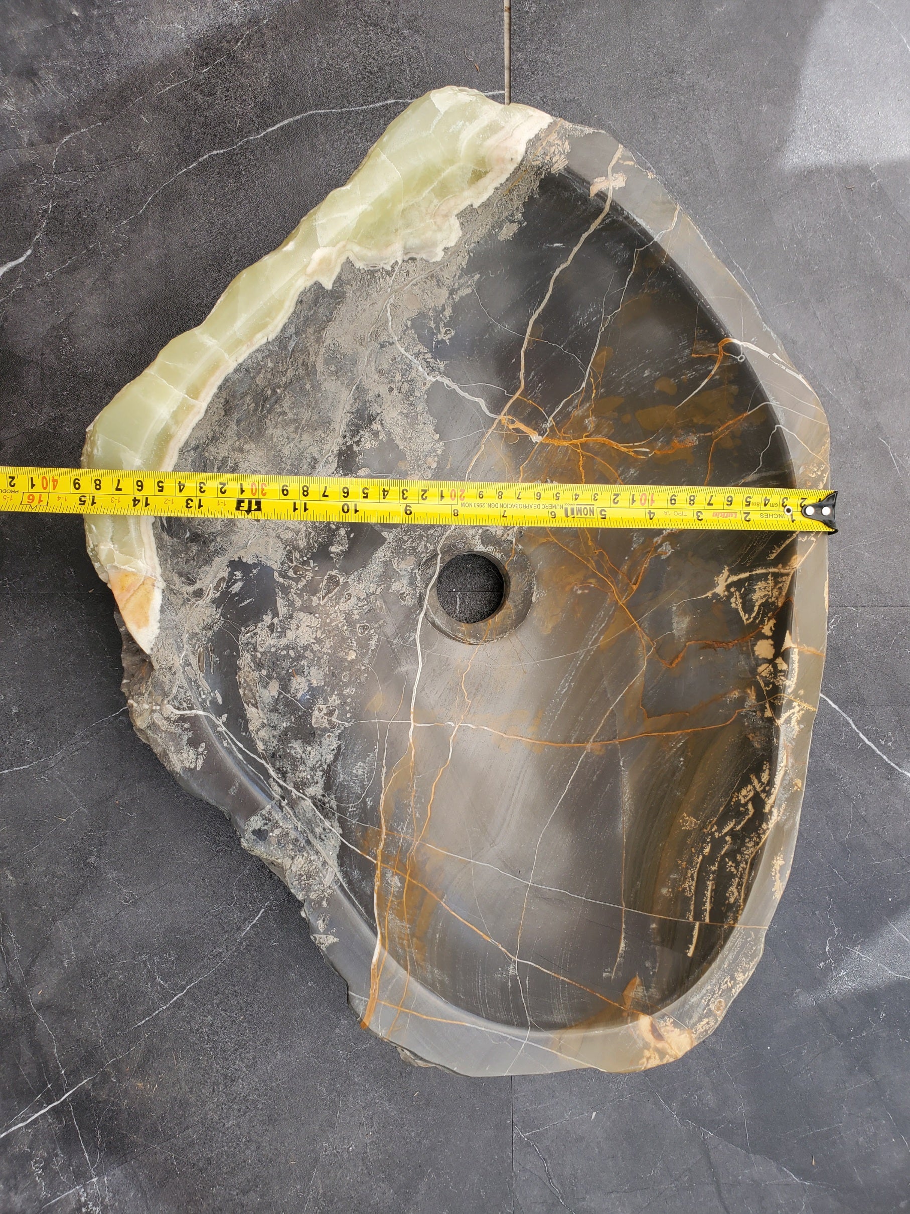 S33_05 Natural Stone Vessel Bathroom Sink