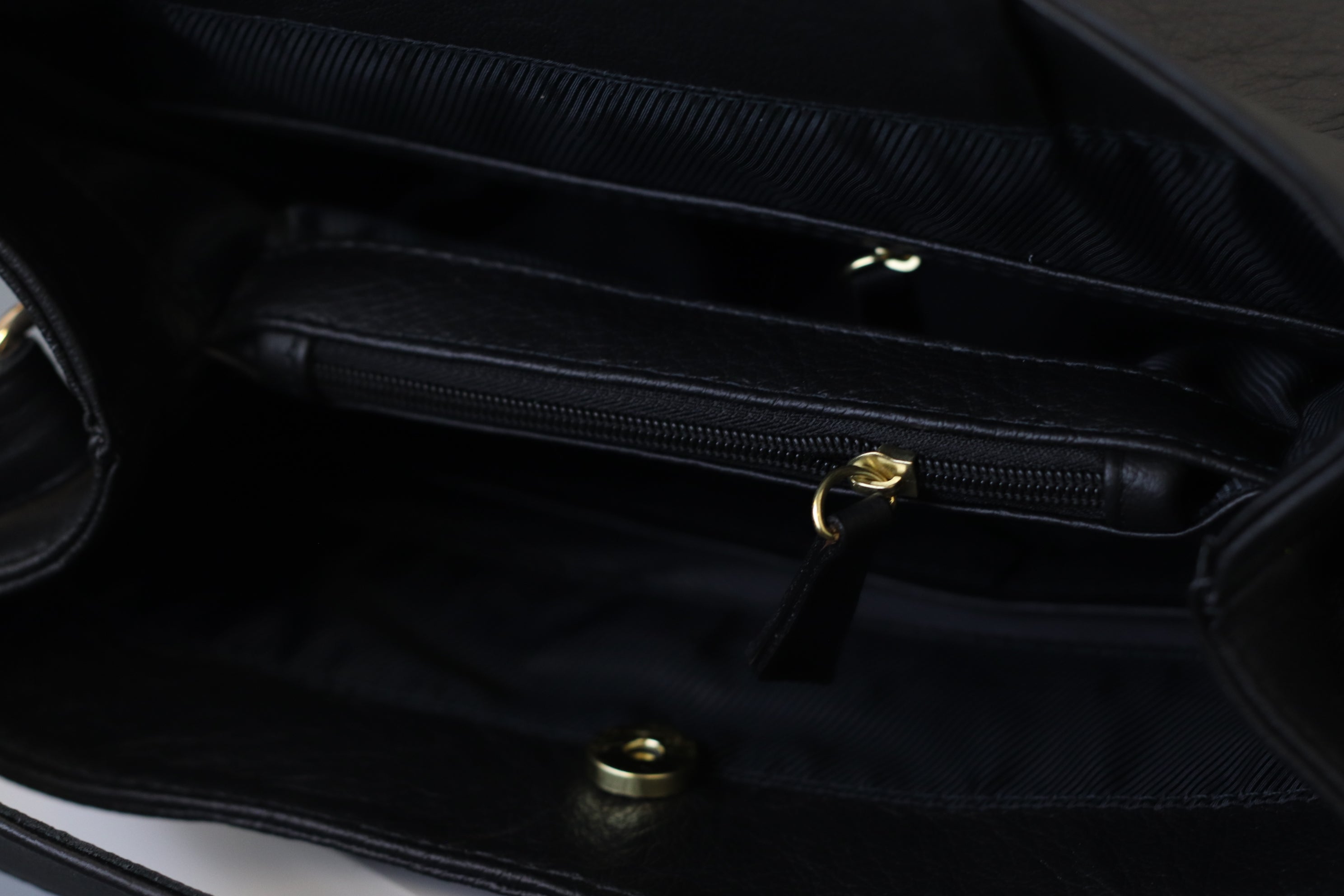 Black Soft Leather Messenger Bag, Removable Hand Beaded Seed Bead Strap