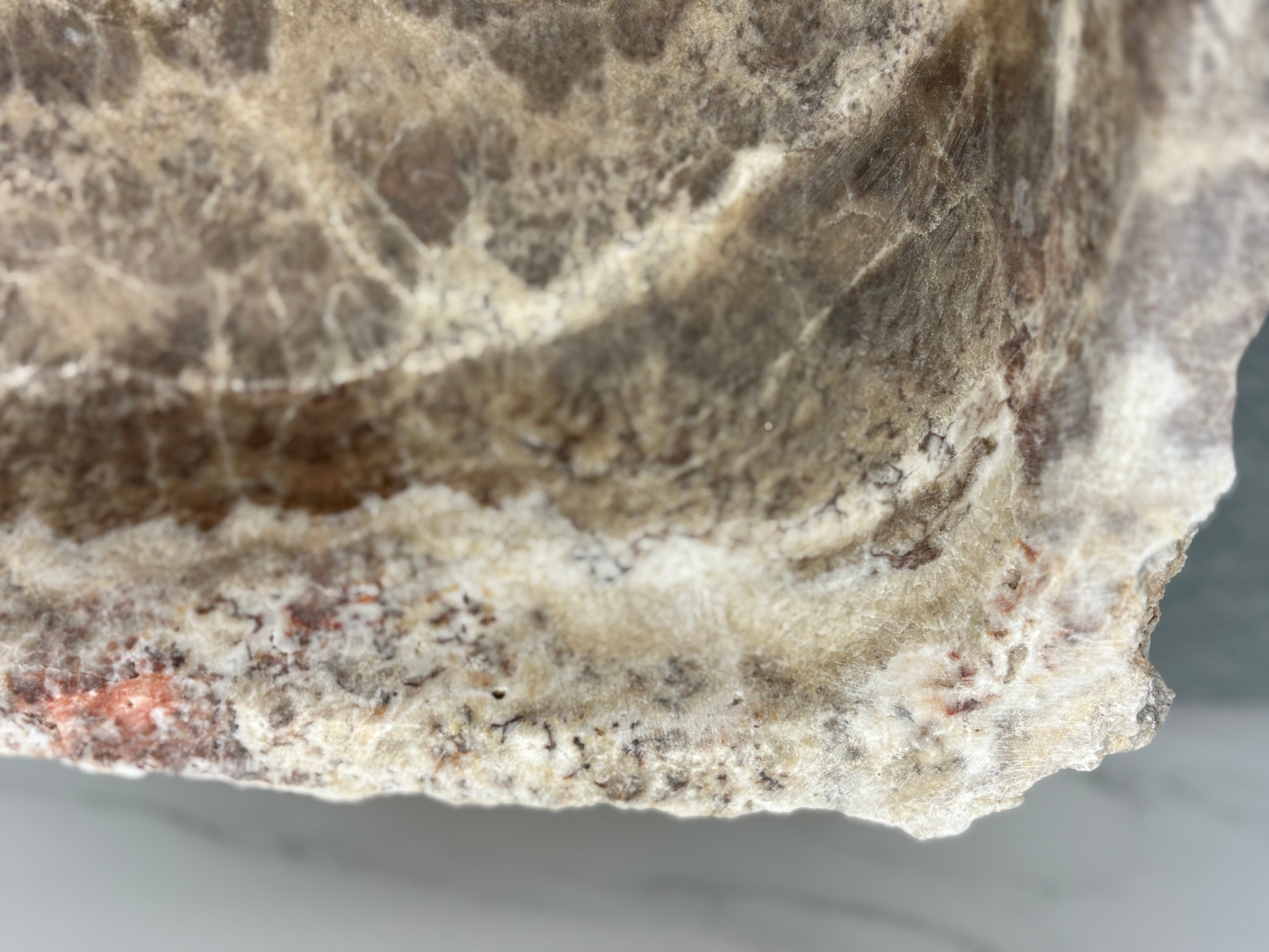 S15_04 Onyx Stone Vessel bathroom Sink - 19 x 15.5 inch