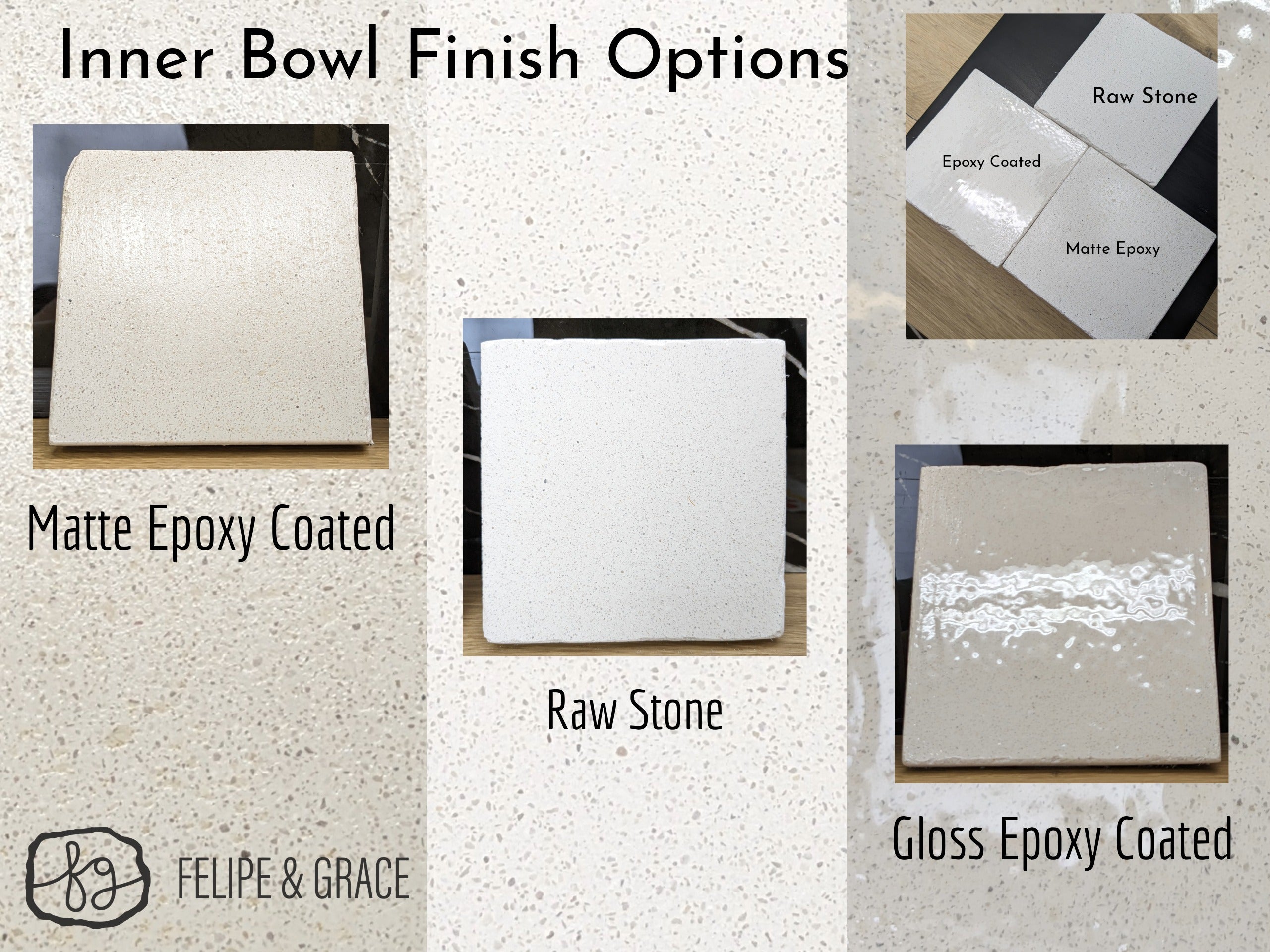 S33_06 Onyx Stone Vessel Sink - 14 x 13 inch