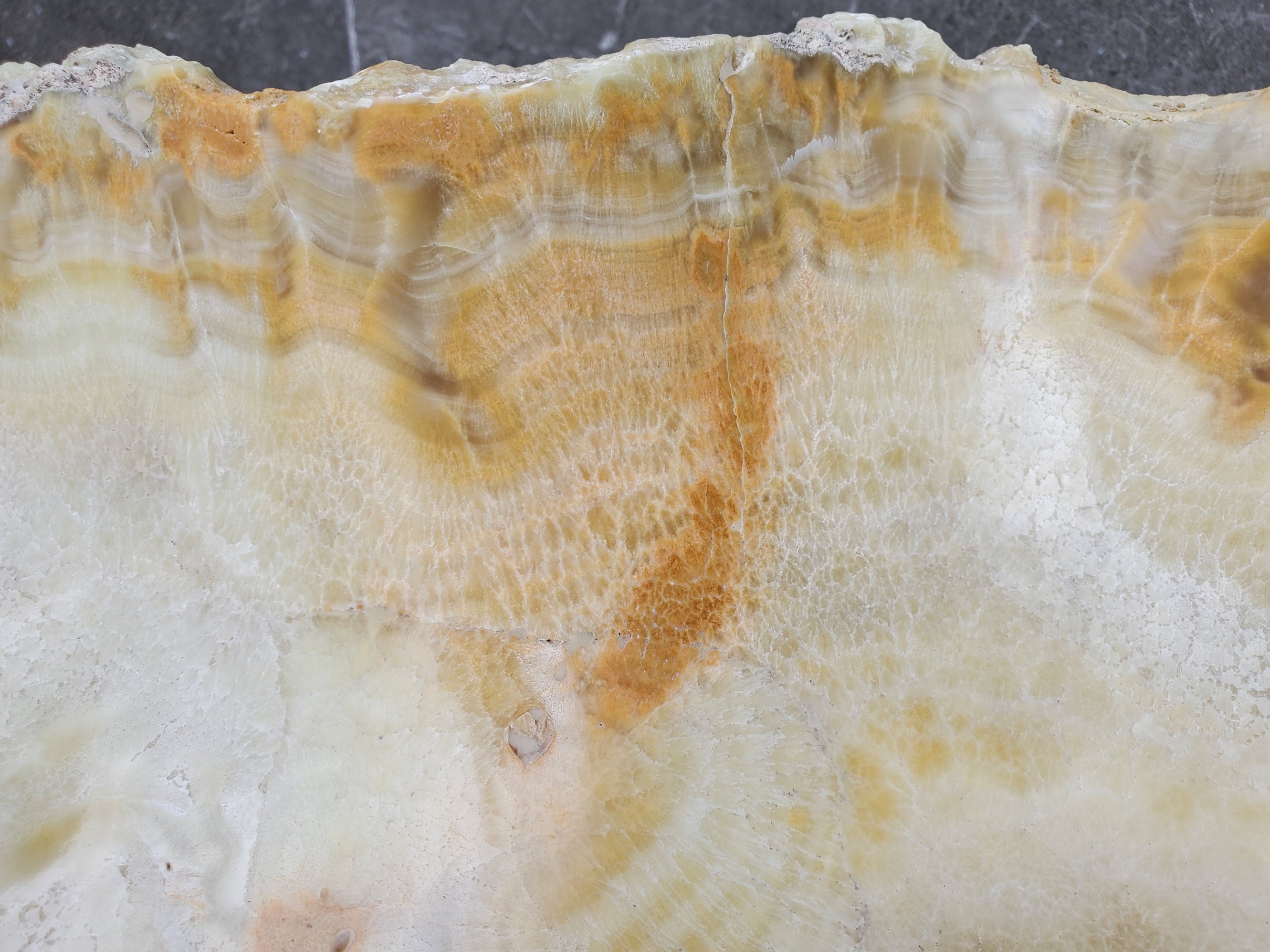 S30_15 Onyx Stone Vessel Bathroom Sink - 23.5 x 16 inch